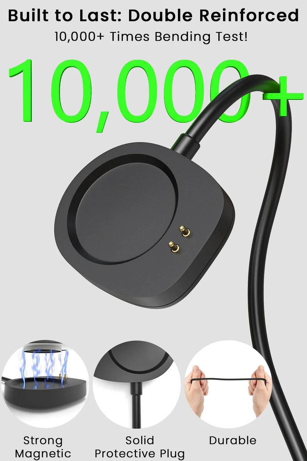 Kabel zamienny dla Amazfit Watch Kabel ładowania USB Kompatybilny z Amazfit T-Rex 3/Balance/Balance 2 Smartwatch-3.3FT(1M)
