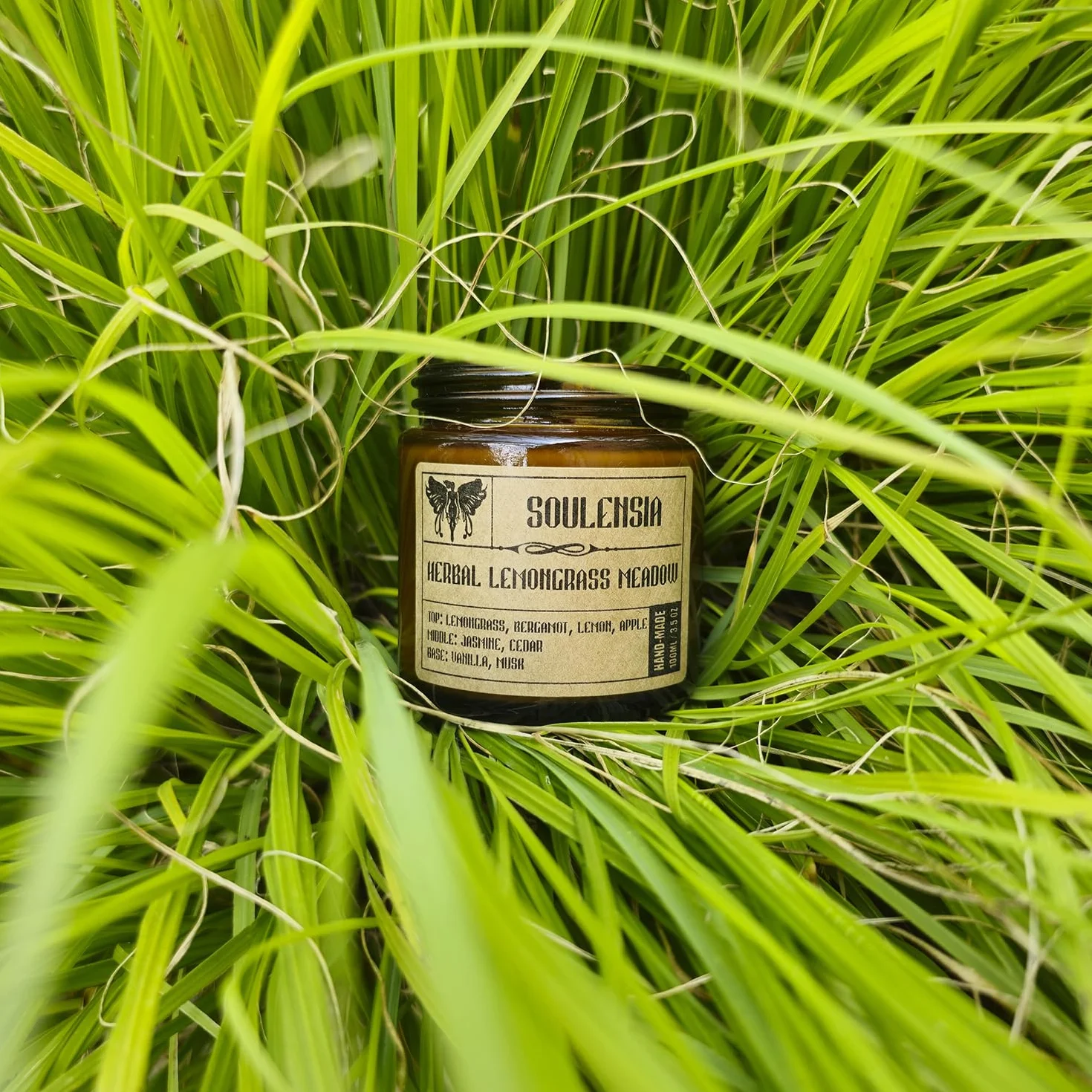 Zestaw świec zapachowych sojowych w słoiku 4x100 ml naturalny wosk handmade do aromaterapii