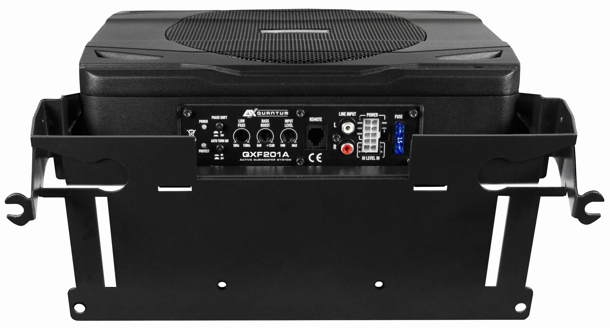 ESX QXF201A | 8' (20 cm) aktiver subwoofer konsolen-subwoofer pasuje do Fiata Ducato, Peugeot Boxer i Citröen Jumper:
