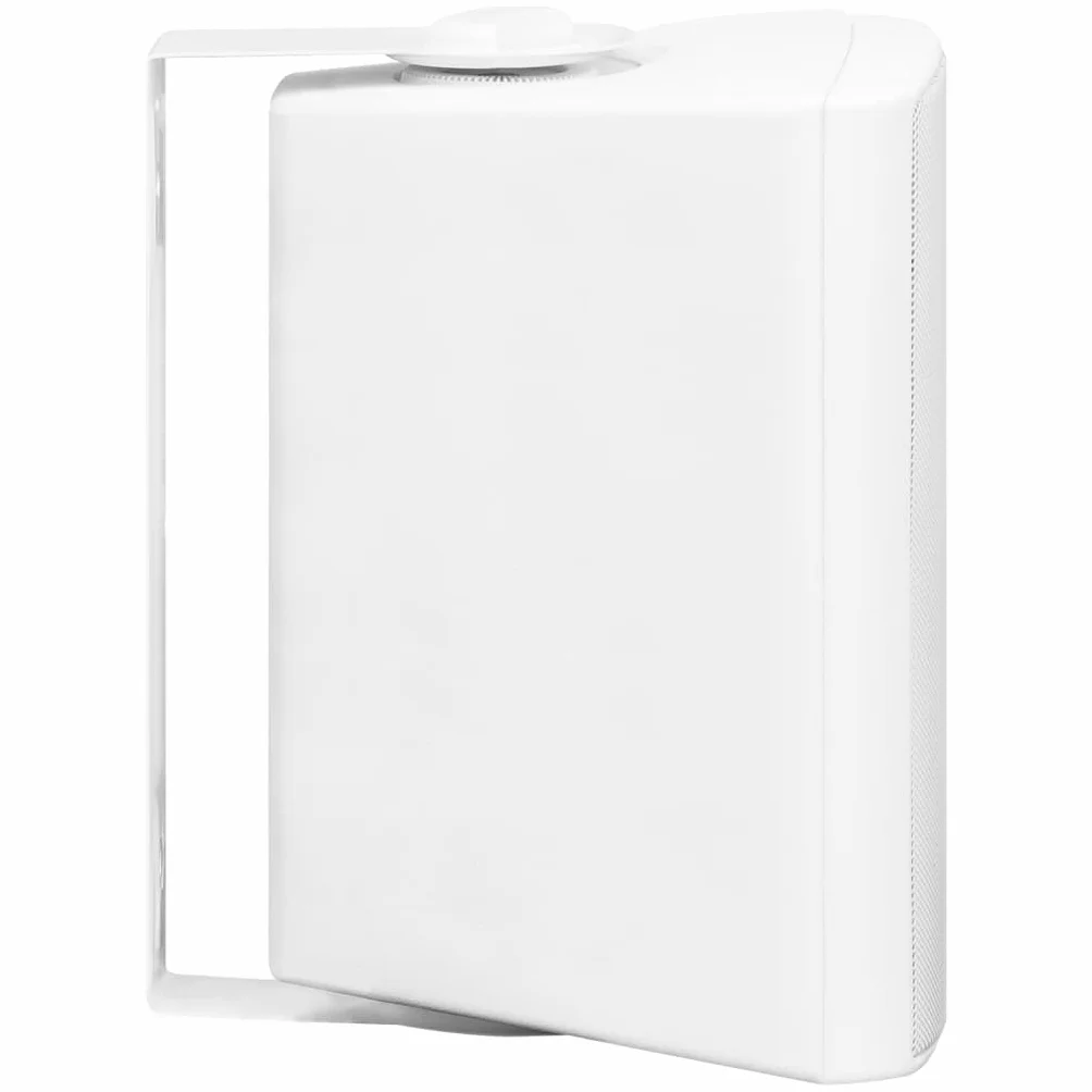 vidaXL Głośniki stereo do montażu na ścianie, 2 szt., białe, 100 W
