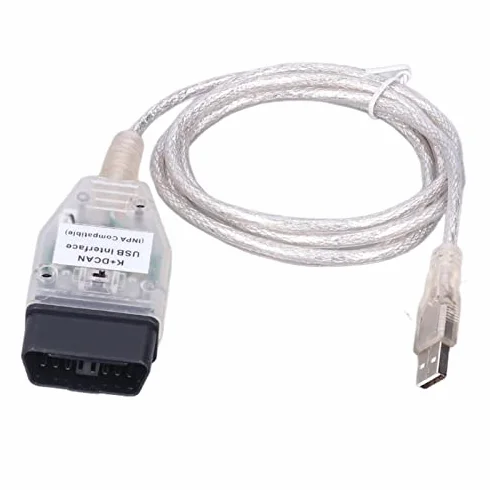 Ulepszony Kabel Narzędzi Diagnostyki Samochodu z Przełącznikiem dla E81 E82 E83 E87 E88 2004-2011 - K+DCAN OBD2 Kabel Interfejsu USB dla Serii 1 i 3 E90 E92 E93 E93