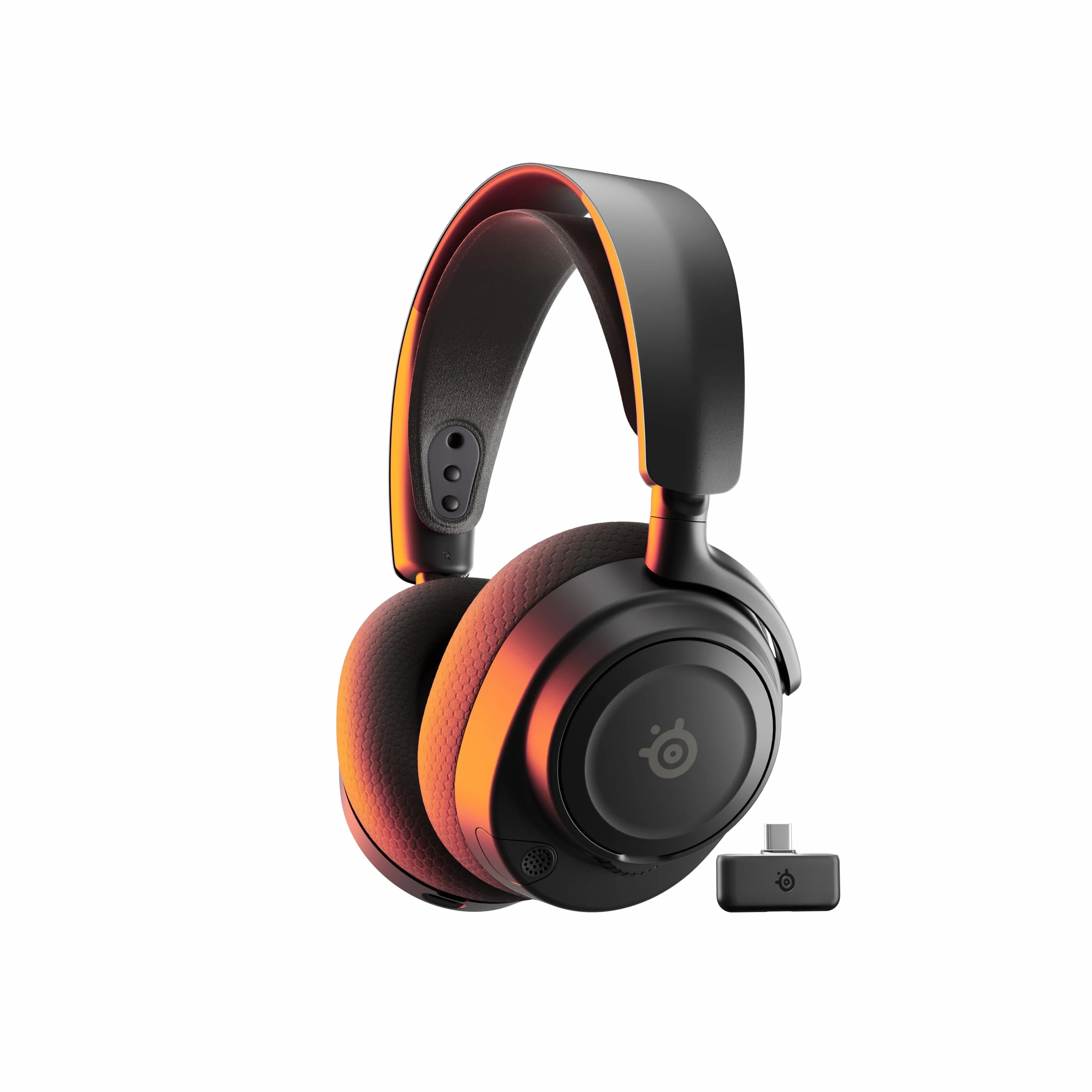 SteelSeries Arctis Nova 7 Wireless Gen 2 do gier, 50H, przetworniki magnetyczne neodymowe, 2,4 GHz/Bluetooth, PC, PS5, Switch, mobile
