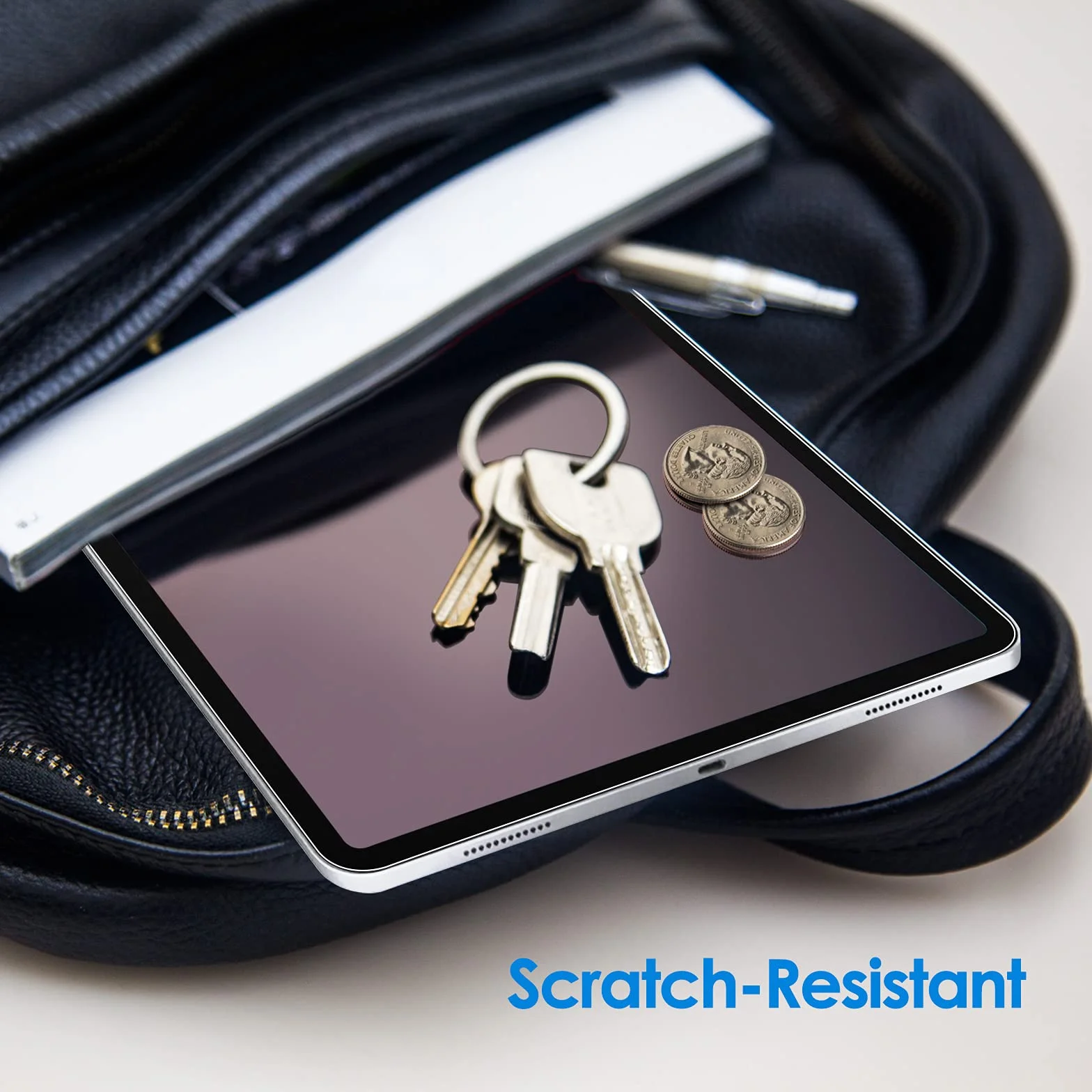JETech Folia Ochraniacz Ekranu dla iPad Air 5/4 10,9 cali, iPad Pro 11 Cala (2022/2021/2020/2018 Modele), Kompatybilny z Face ID, Screen Protector z Szkło Hartowanego Flim
