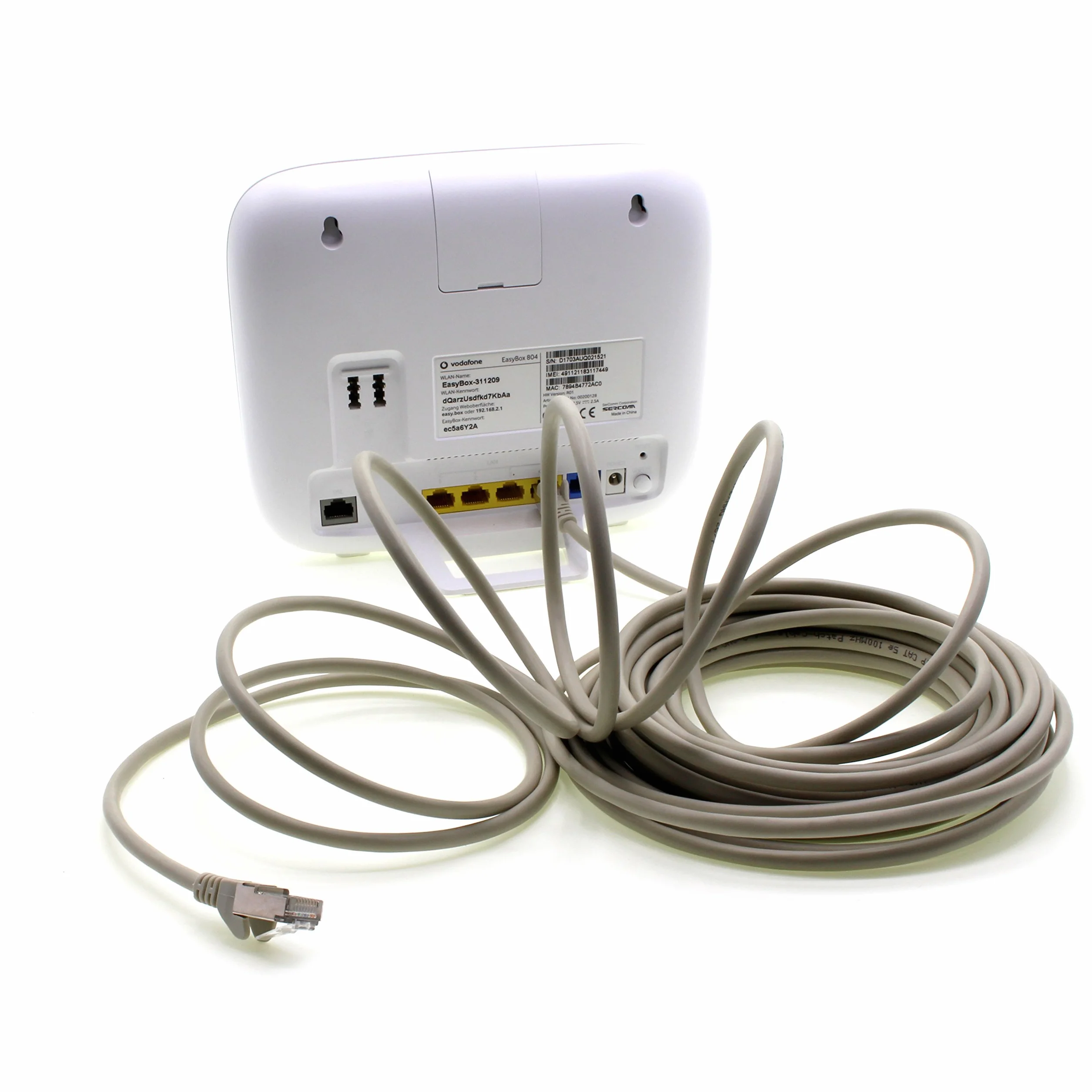 1aTTack CAT5 SFTP Ethernet LAN kabel sieciowy 2 x RJ45 15 m - szary