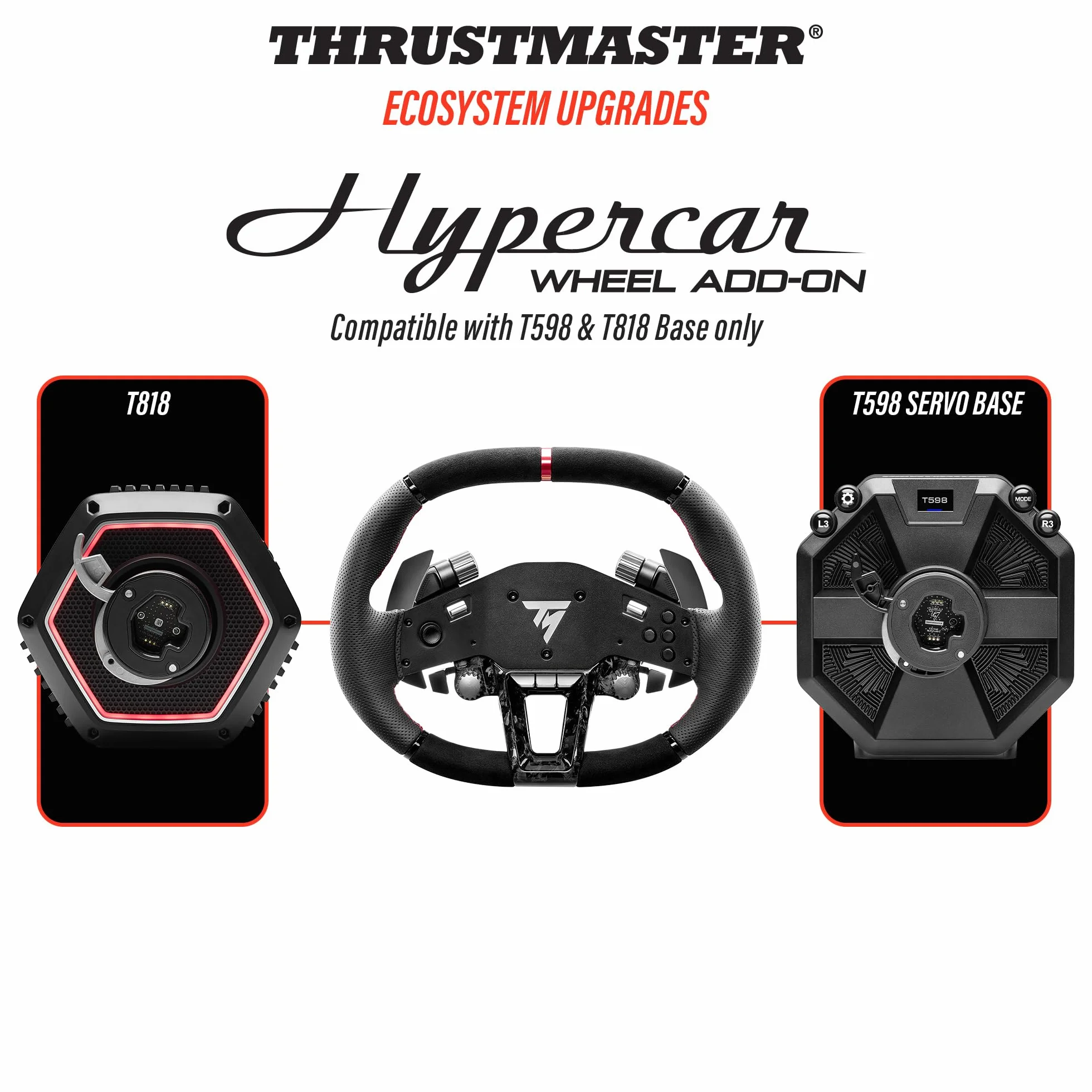 Thrustmaster Hypercar Wheel Add-On, Koło Kierownicy Klasy Premium, Do PC i Konsol