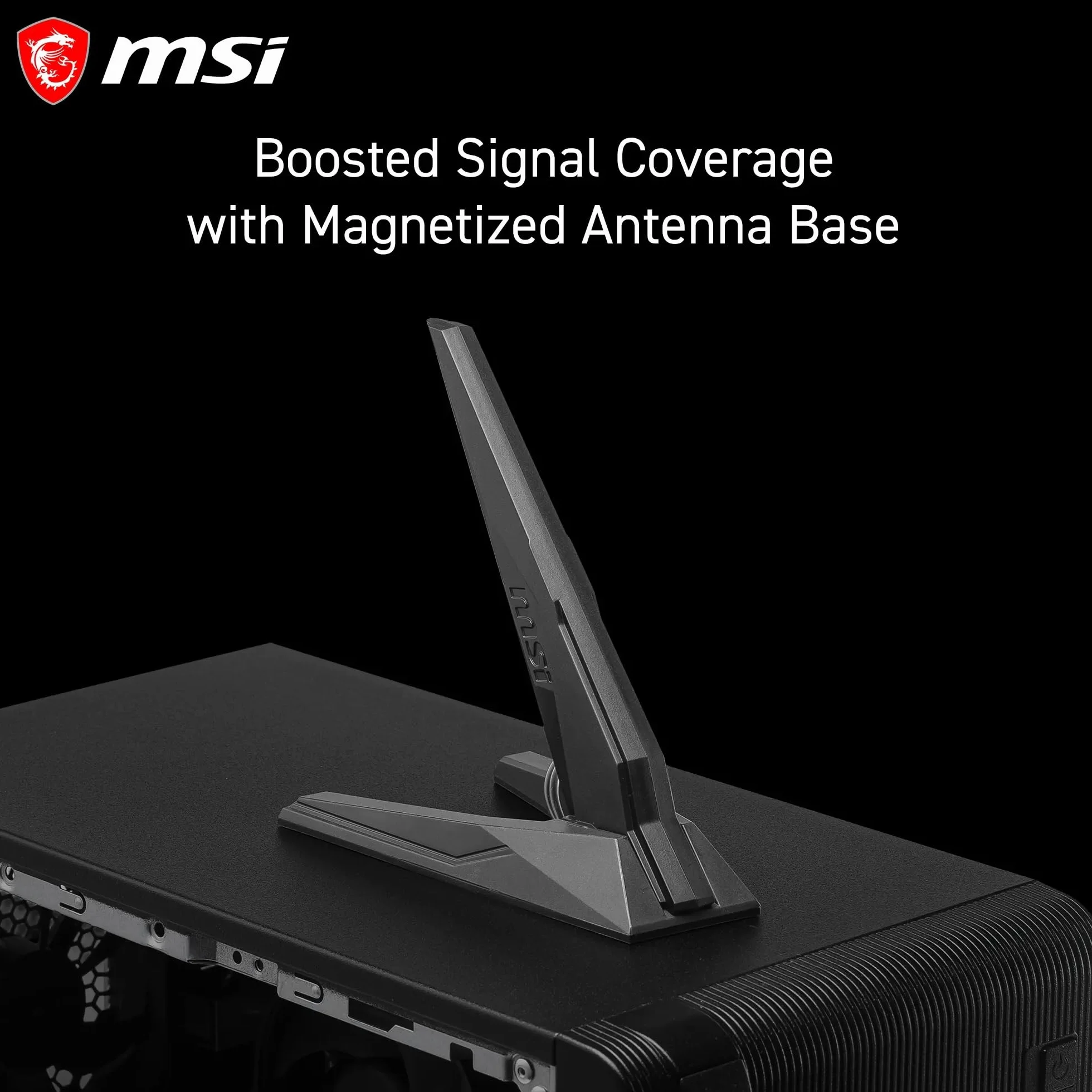MSI Herald BE9400 7-pasmowa karta PCIe WiFi do komputera stacjonarnego, Bluetooth 5.4, 6 GHz, MLO, 320 MHz, 5,8 GB/s