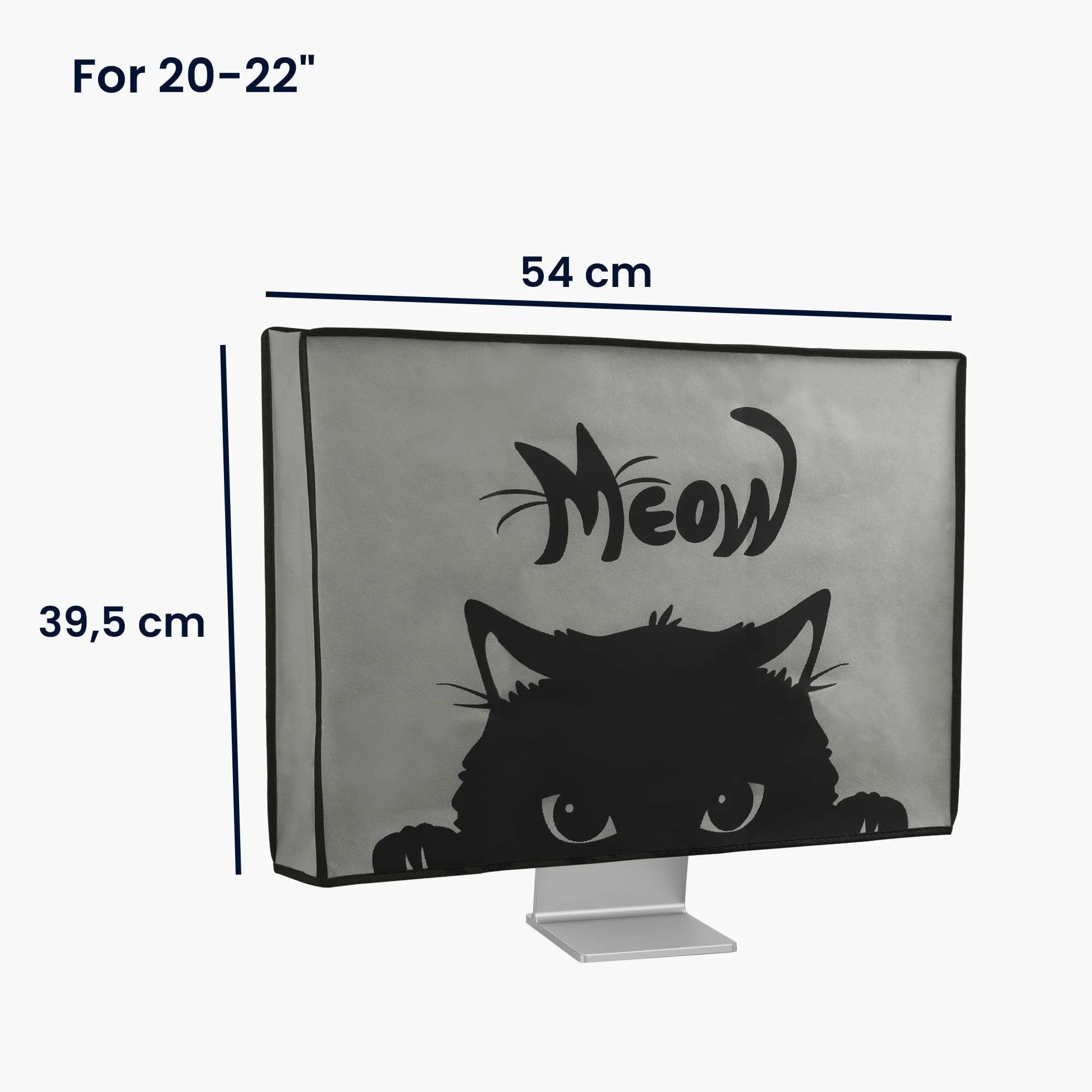 kwmobile Etui na monitor 20-22" - PC ekran ochronny do monitora 20-22" - pokrowiec na komputer
