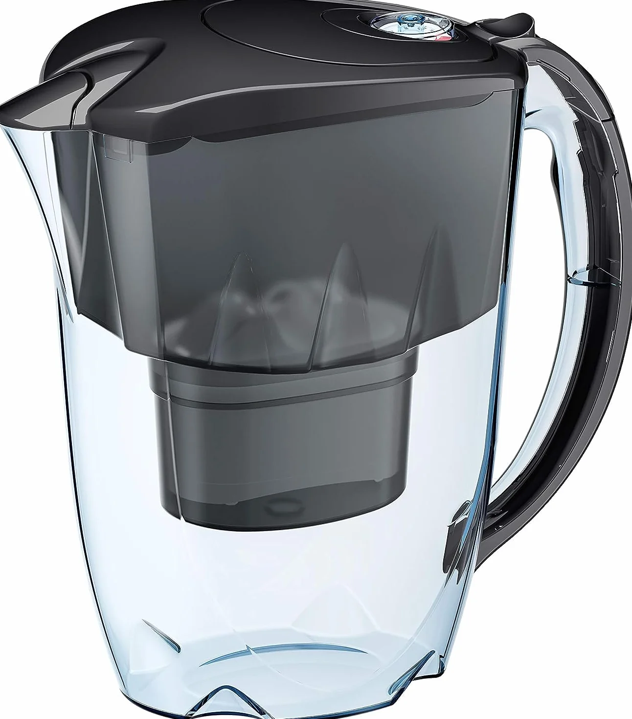 AQUAPHOR Filtr do wody Jasper czarny z 1 filtrem MaxFOR+ 2,8 l stołowy