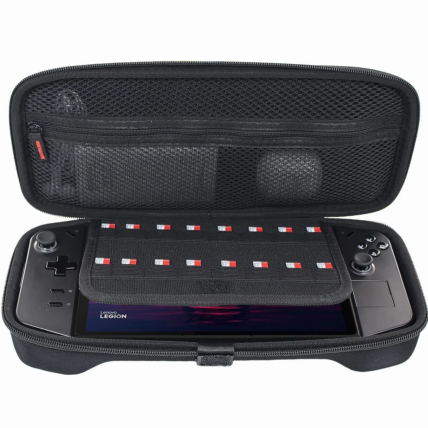YIIWAY Twarde etui podróżne kompatybilne ze Lenovo Legion Go / Go S / Go 2 , Tylko Etui - Czarny YC84006