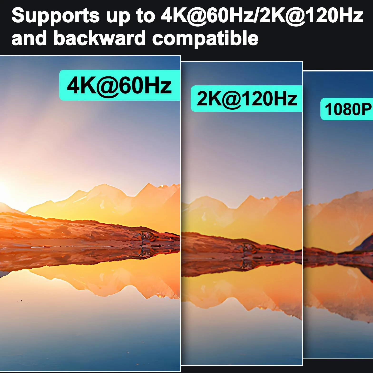 Przełącznik KVM 2 monitory 2 PC 4K @160Hz 2K @120Hz, przełączniki KVM HDMI z funkcją EDID Pilot przewodowy, zasilacz i kabel USB 3.0 w zestawie