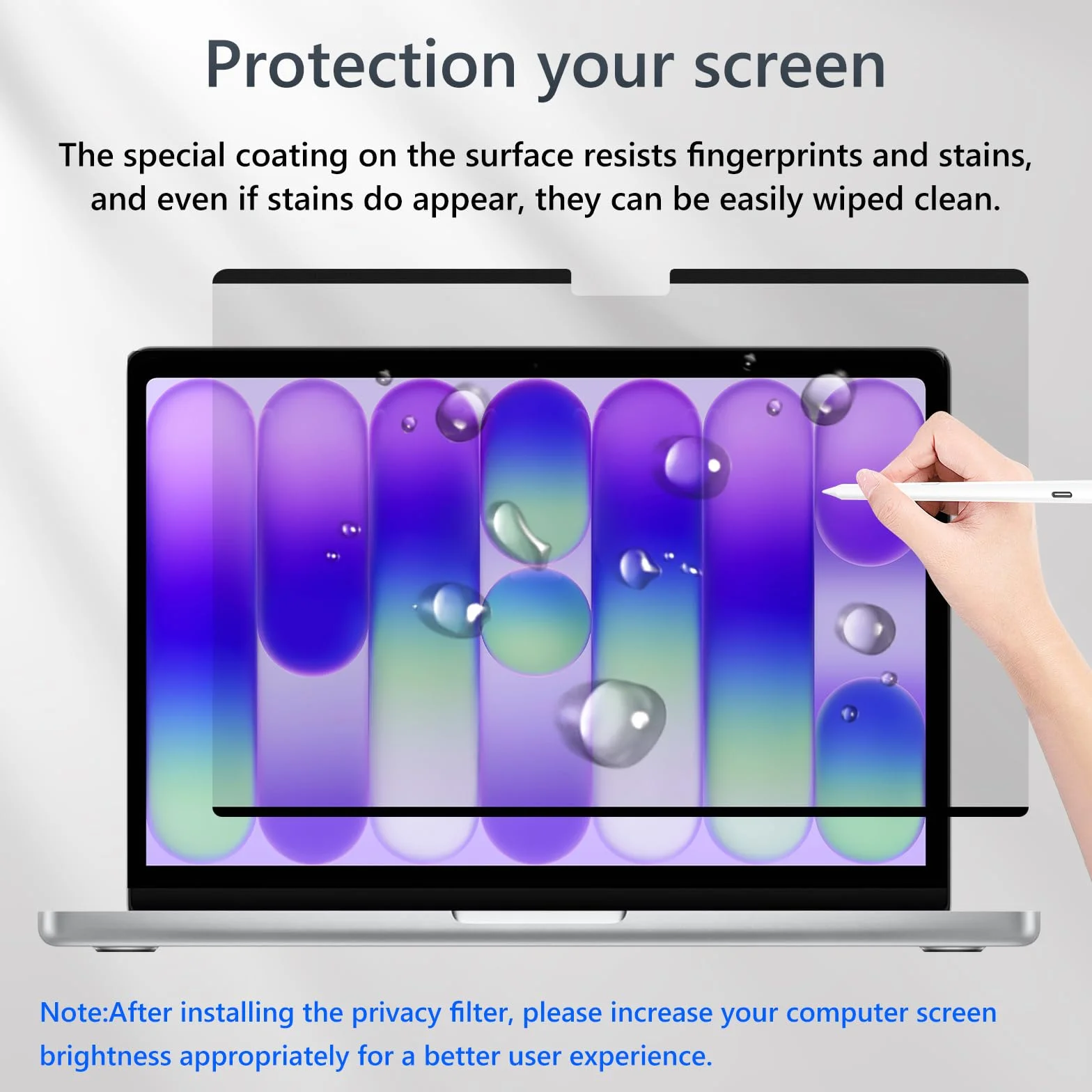 Magnetyczny filtr prywatności do MacBook Neo 13 cali A18 Pro 2026, ochrona przed oślepieniem, filtr niebieskiego światła, ochrona prywatności, folia maskująca MacBook Neo 13" A18 Pro