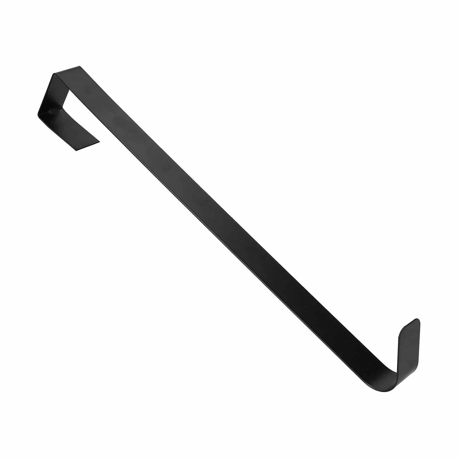 Metalowy hak na wieniec bożonarodzeniowy 39 cm czarny