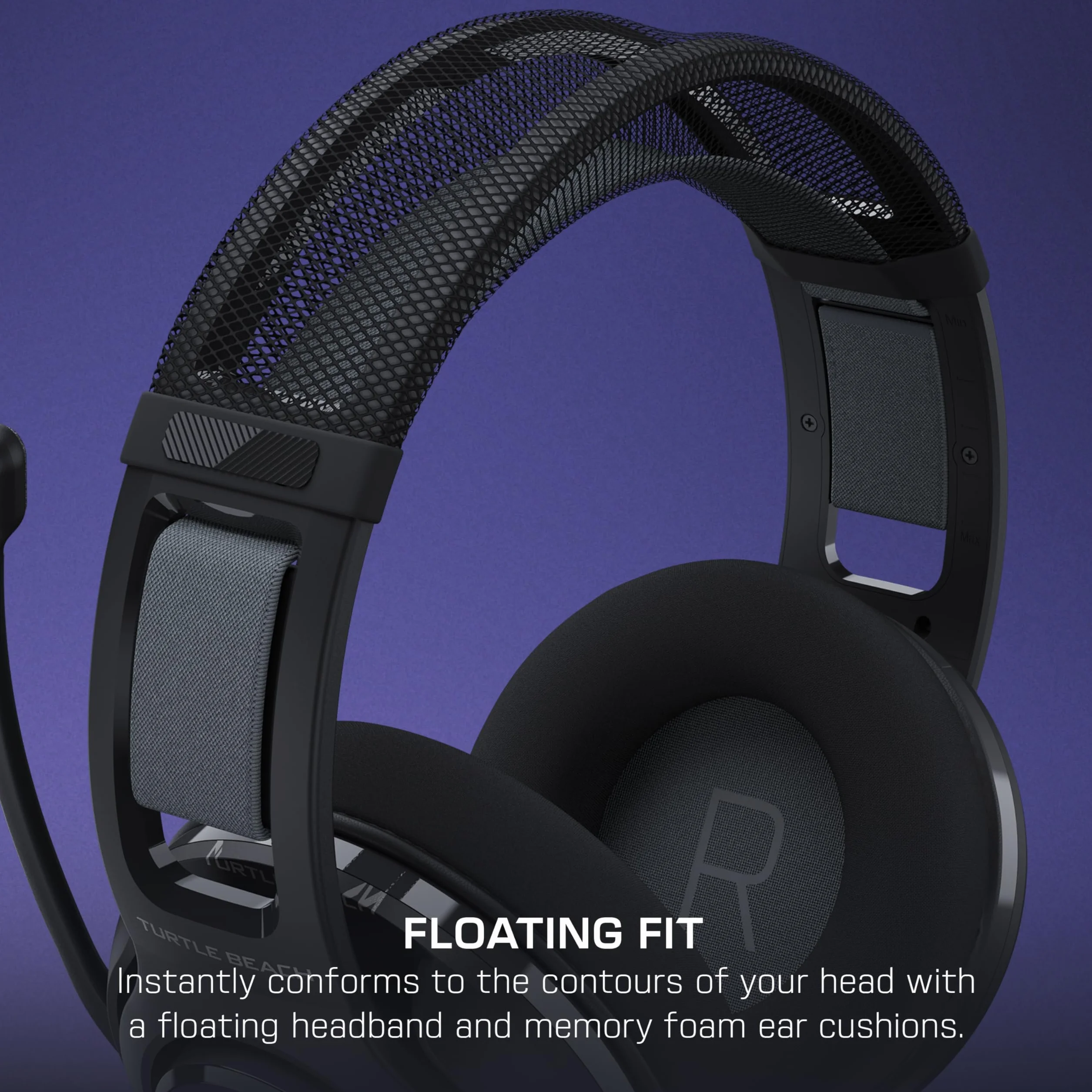 Turtle Beach Atlas 200 przewodowe słuchawki do gier USB 50 mm Nanoclear Waves 3D Audio
