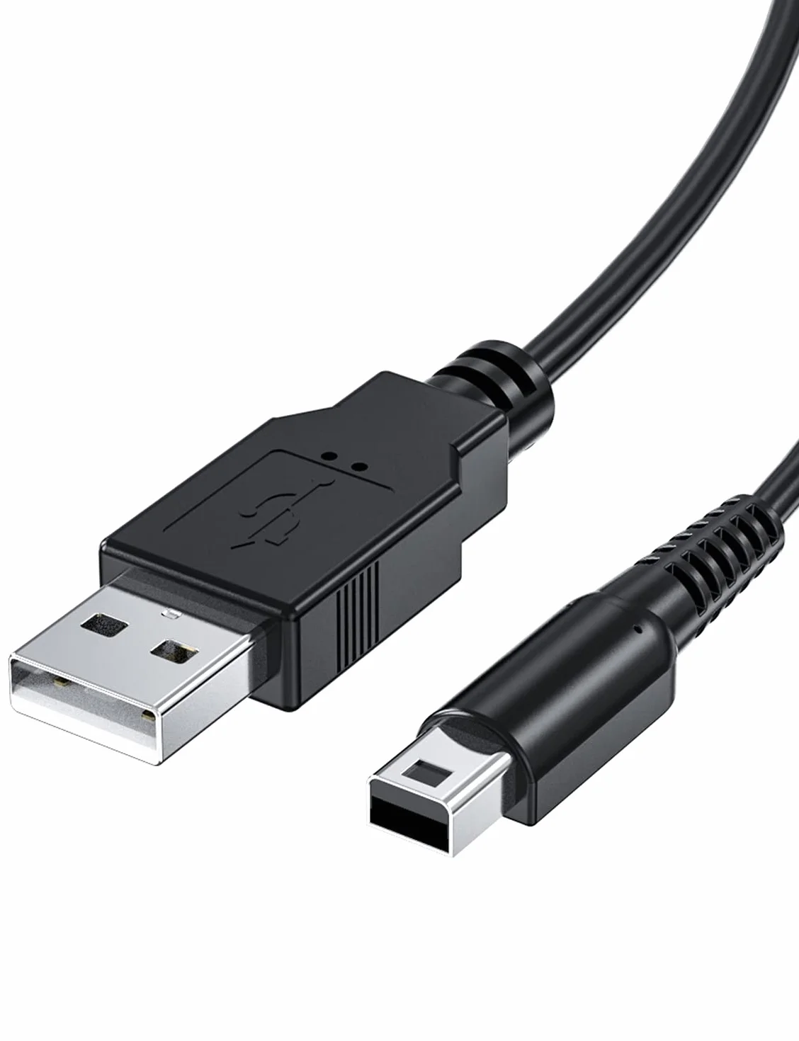 Kabel ładujący Mellbree, kompatybilny z konsolami Nintendo 3DS / 3DSXL / DS/DSI/2DS / 2DS XL, 1A, czarny, 1,2 metra (1)