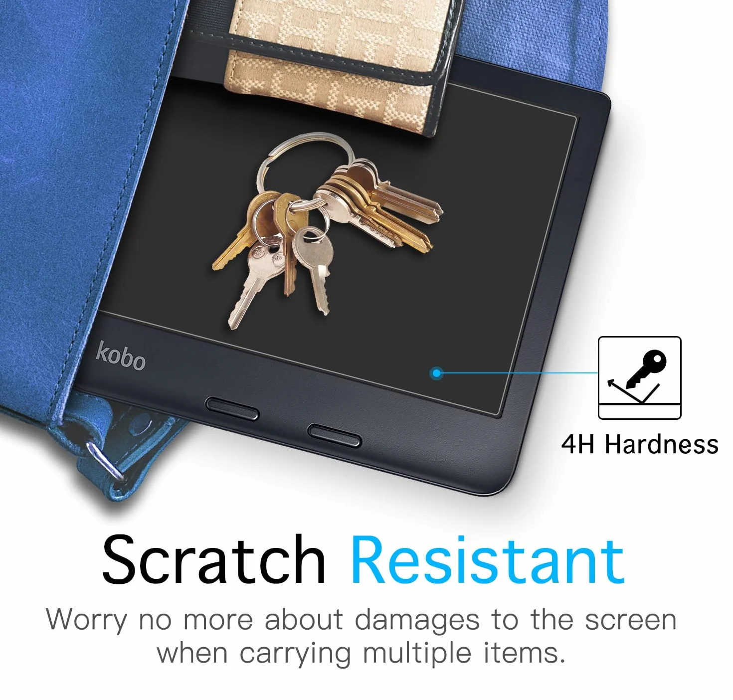 MoKo 3-Pack Matte Screen Protector Fits Kobo Libra Colour 7 Inches 2024/Kobo Libra 2 E-Reader 7" 2021, Premium PET Anti-Glare Screen Protective Film Screen Protector