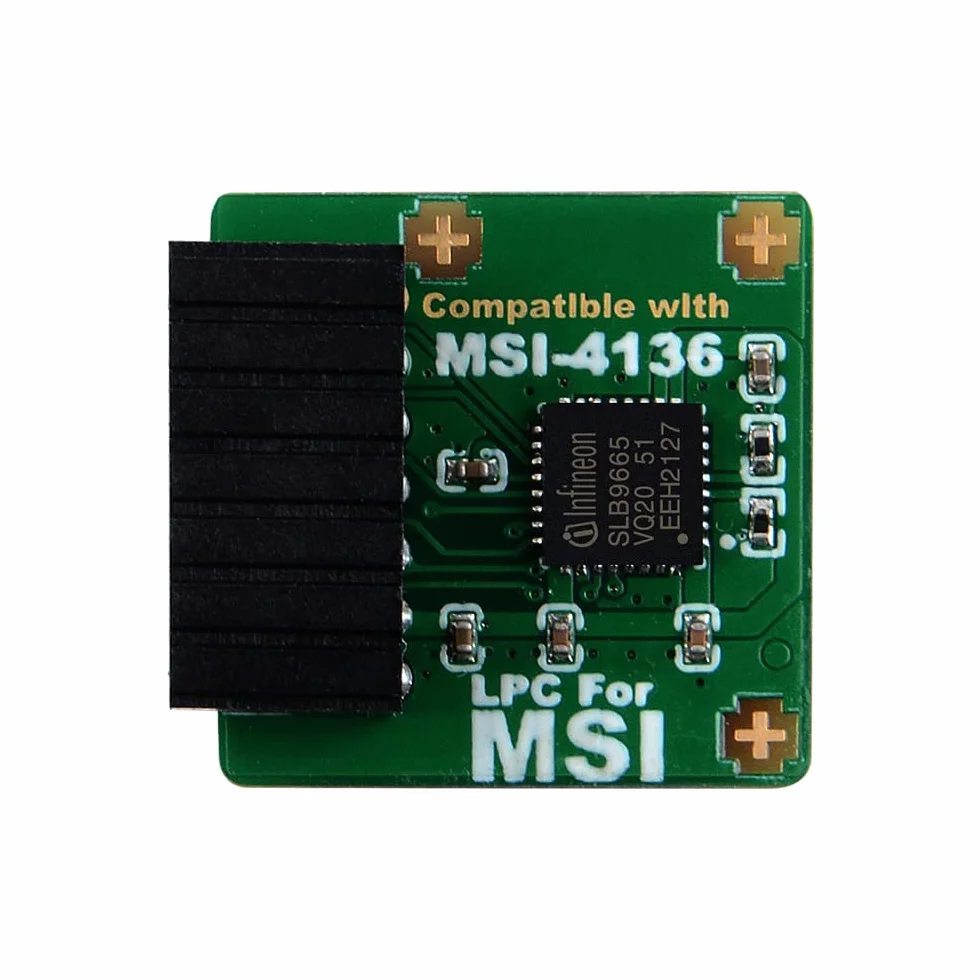 Moduł TPM2.0 TPM LPC 14-pinowy moduł z Infineon SLB9665 do płyty głównej MSI kompatybilny z TPM2.0 (MS-4136)