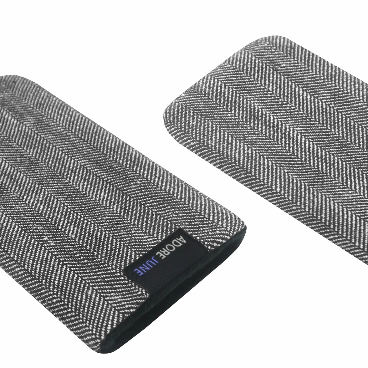 Adore June Etui biznesowe kompatybilne z iPhone 16 Pro Max 2024, etui na telefon komórkowy z charakterystycznego materiału w jodełkę - efekt czyszczenia wyświetlacza