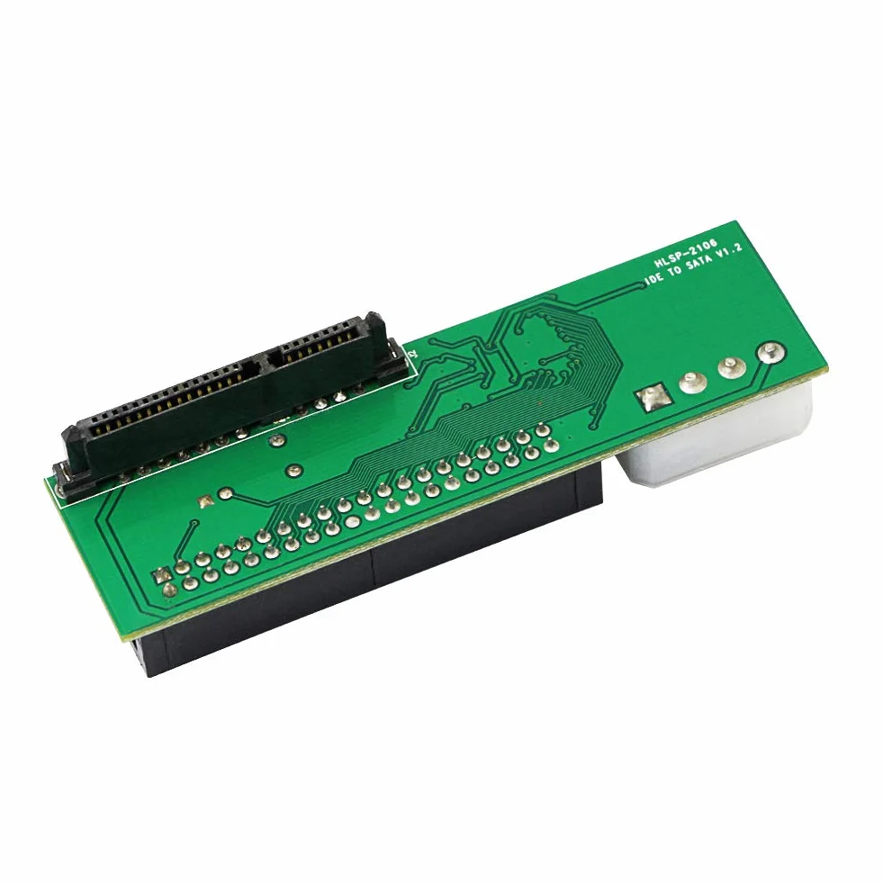 SinLoon 3,5-calowy adapter interfejsu SATA na PATA IDE, SATA żeński na 40-pinowy męski adapter IDE do komputera PC i Mac do adaptera interfejsu dysku twardego SATA