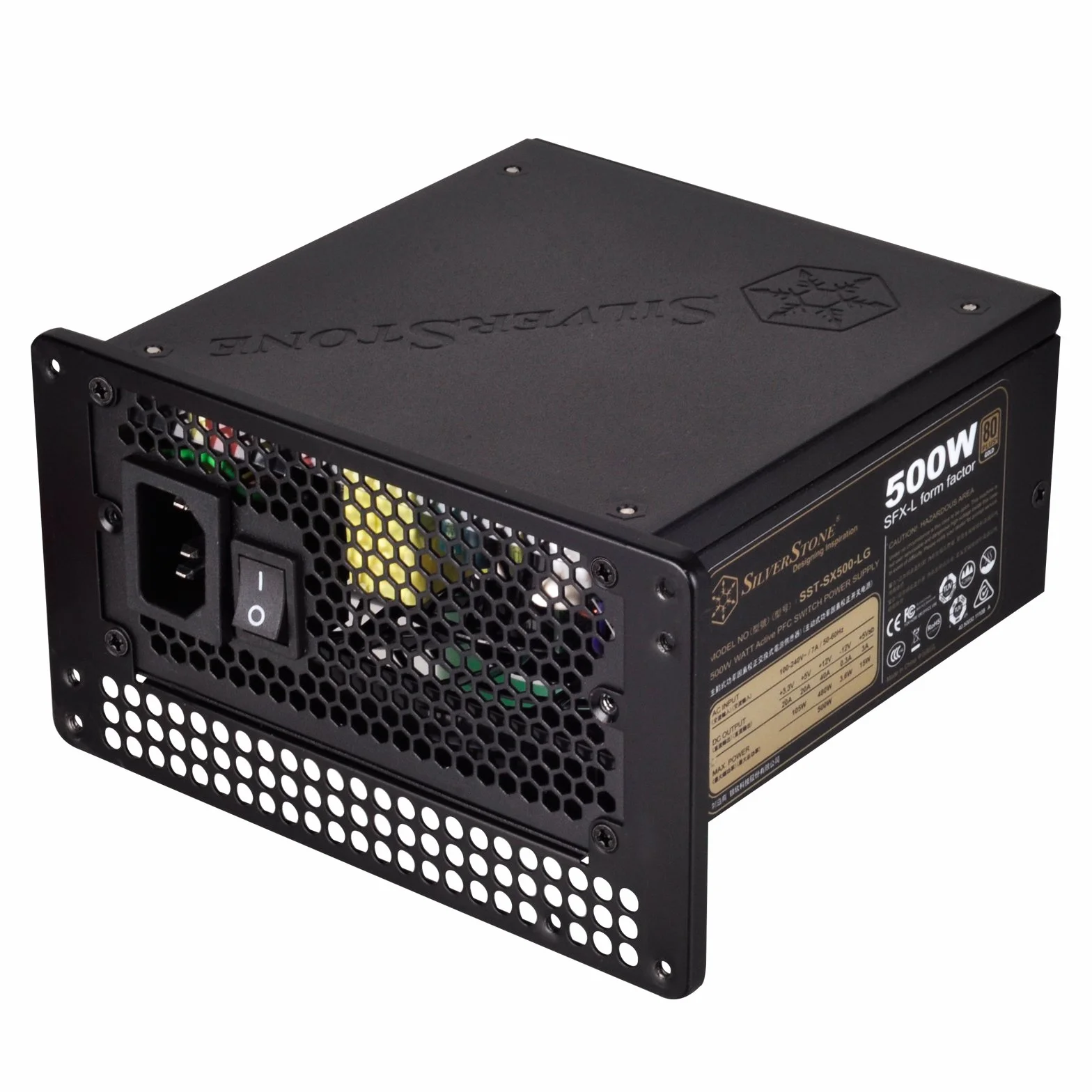 SilverStone SST-PP08 - konwerter PSU SFX na ATX, czarny
