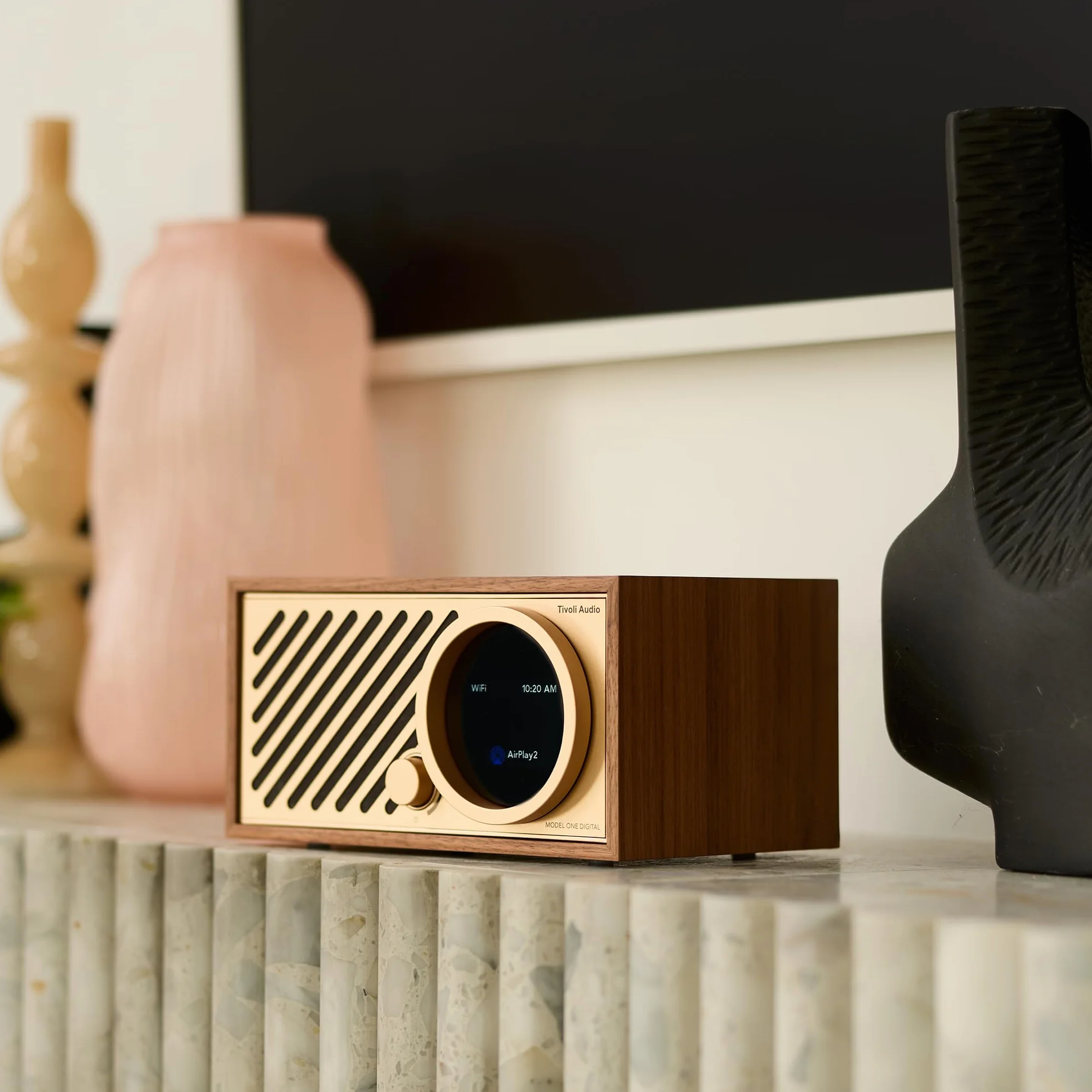 Tivoli Audio Model One Digital Wi-Fi & Bluetooth FM Radio - Gen 3 (Walnut/Gold)
