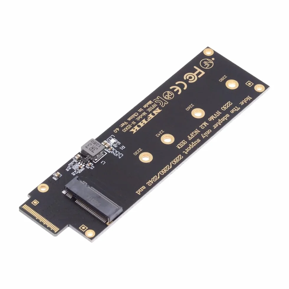 CY Karta NVMe NGFF M-Key 4X do PCI-E Ruler 1U GEN-Z EDSFF Short SSD E1.S Host Carrier Adapter