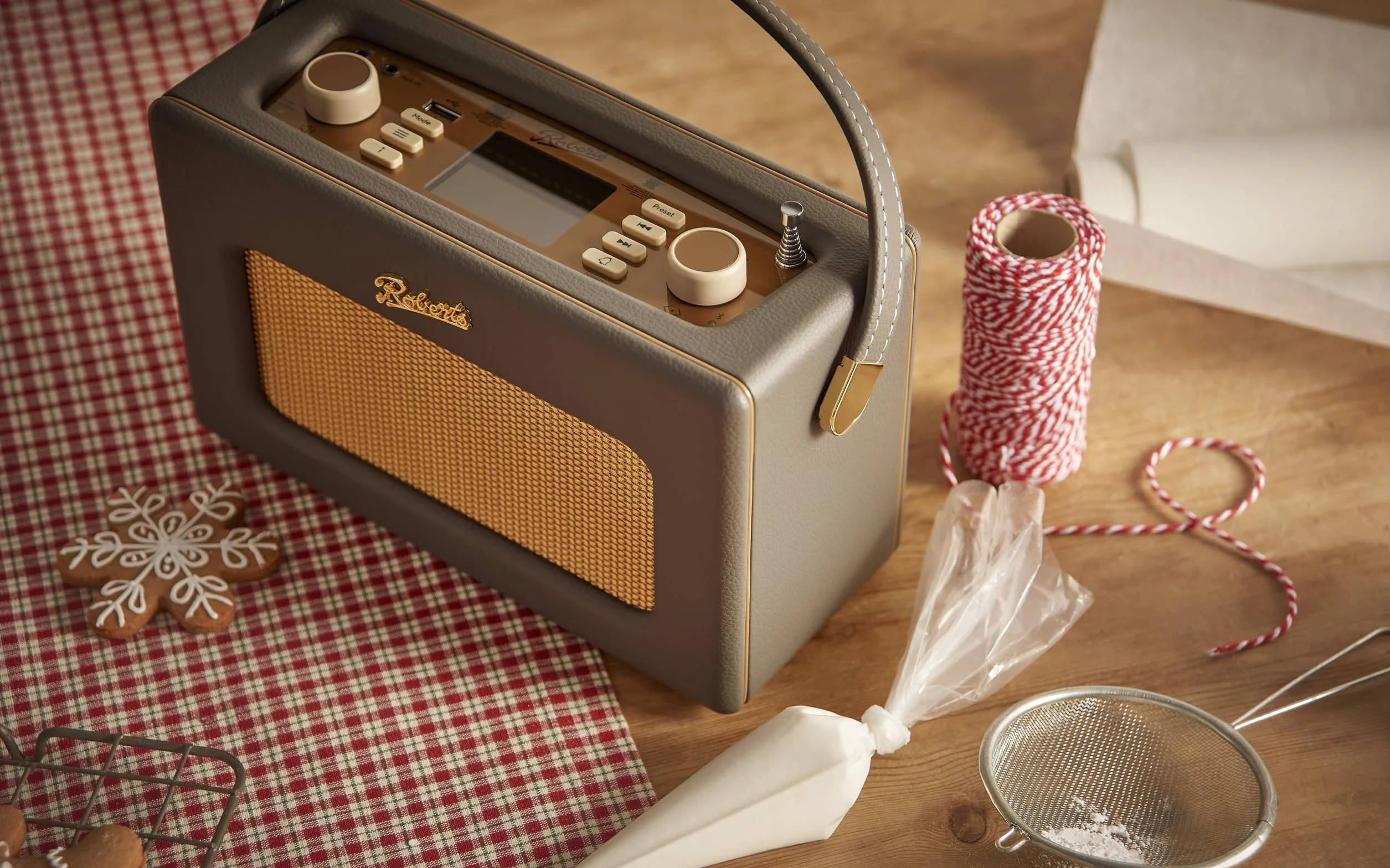 Roberts Revival iStream 3L Przenośne radio, Dab+/FM/Bluetooth/WiFi, Szary Węgiel