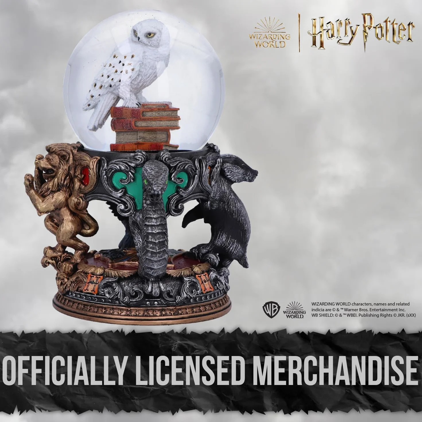 Nemesis Now Oficjalnie licencjonowana kula śnieżna Hedwig Harry Potter, wielokolorowa, 18,5 cm