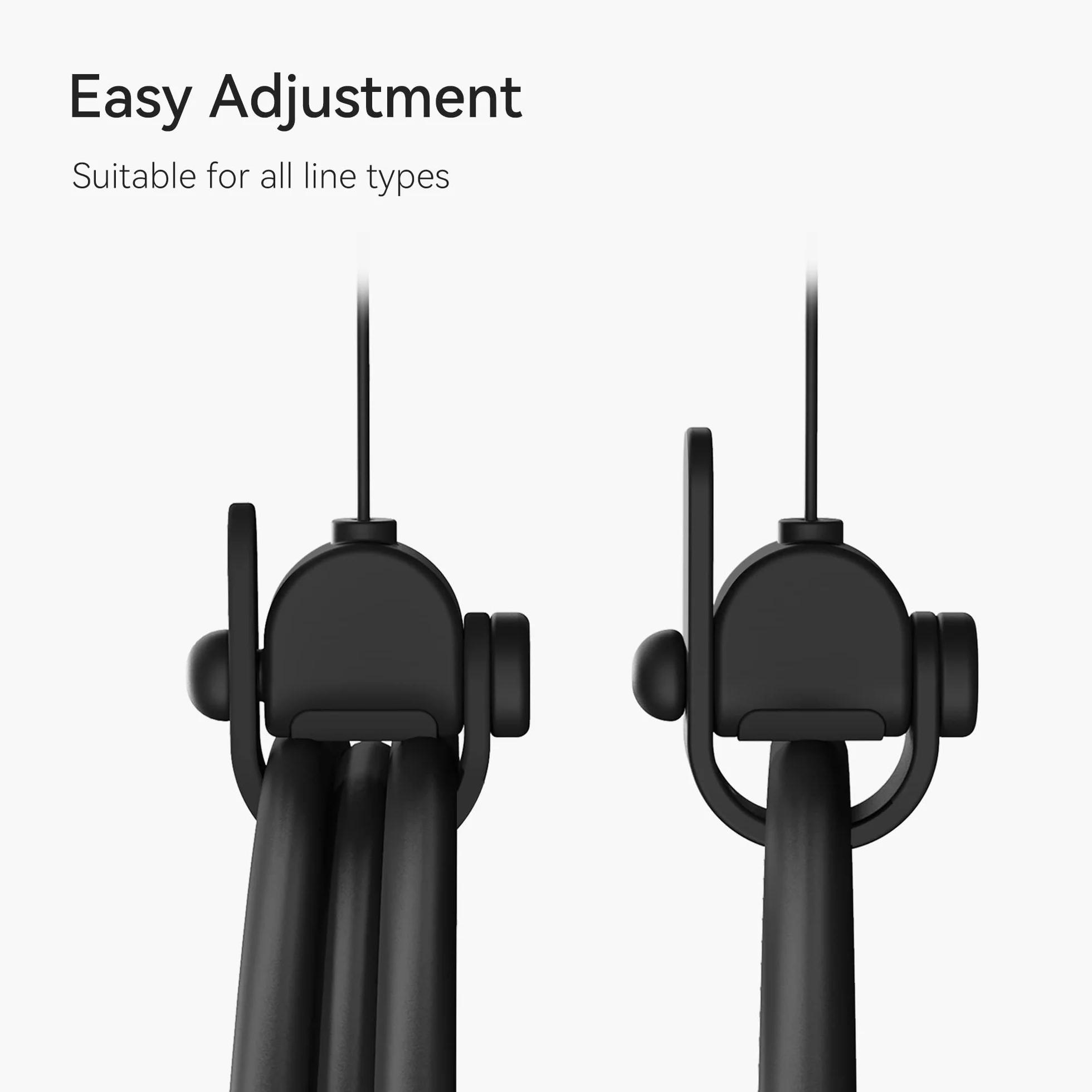 KIWI design Zarządzanie kablami VR kompatybilne z kablem łączącym Quest 2, systemem VR Pulley dla Quest/Rift S/Valve Index/HTC Vive/Vive Pro/HP Reverb G2/PSVR Akcesoria VR (czarny, 6 szt.)