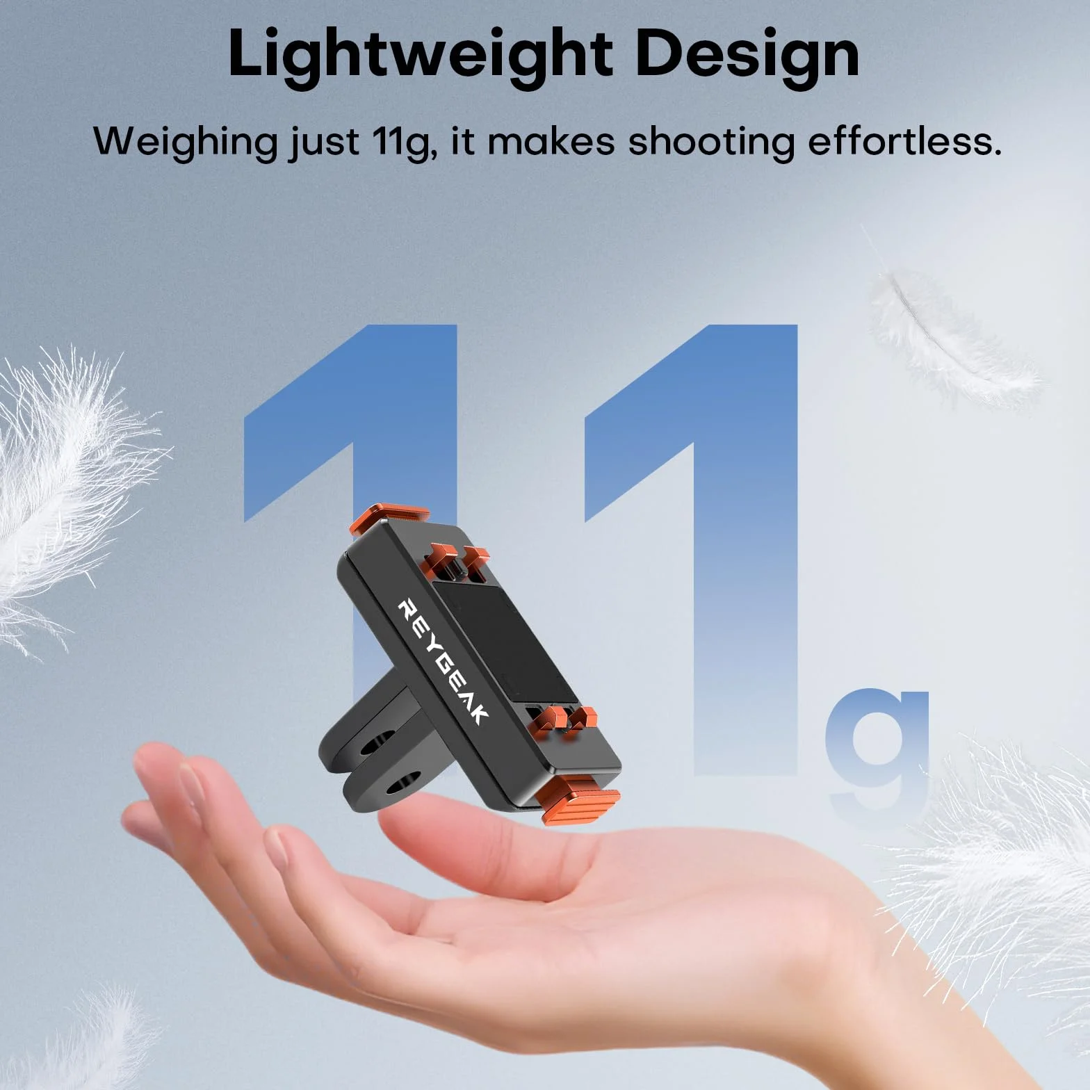 REYGEAK Magnetyczny uchwyt do szybkiej wymiany do Insta360 Ace Pro/Ace Pro 2/X5, lepszy niż oryginalny magnetyczny uchwyt adaptera (1 sztuka)