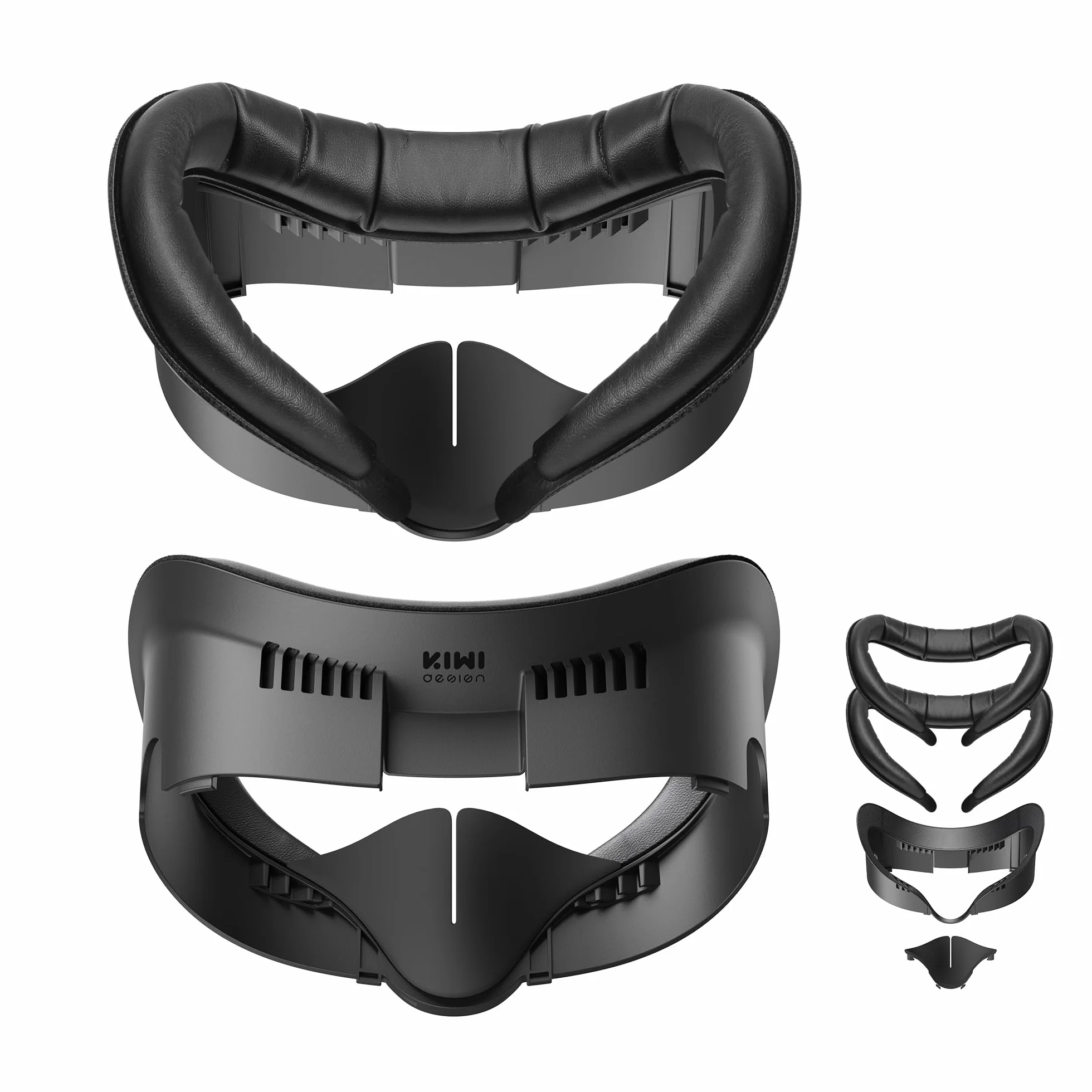 KIWI design Interfejs twarzy V3, podkładka na twarz kompatybilna z akcesoriami Meta Quest 3, nie nadaje się do Quest 3S