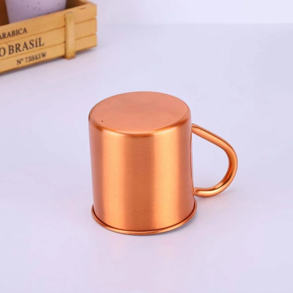 Miedziany kubek Moscow Mule 450 ml z litej miedzi