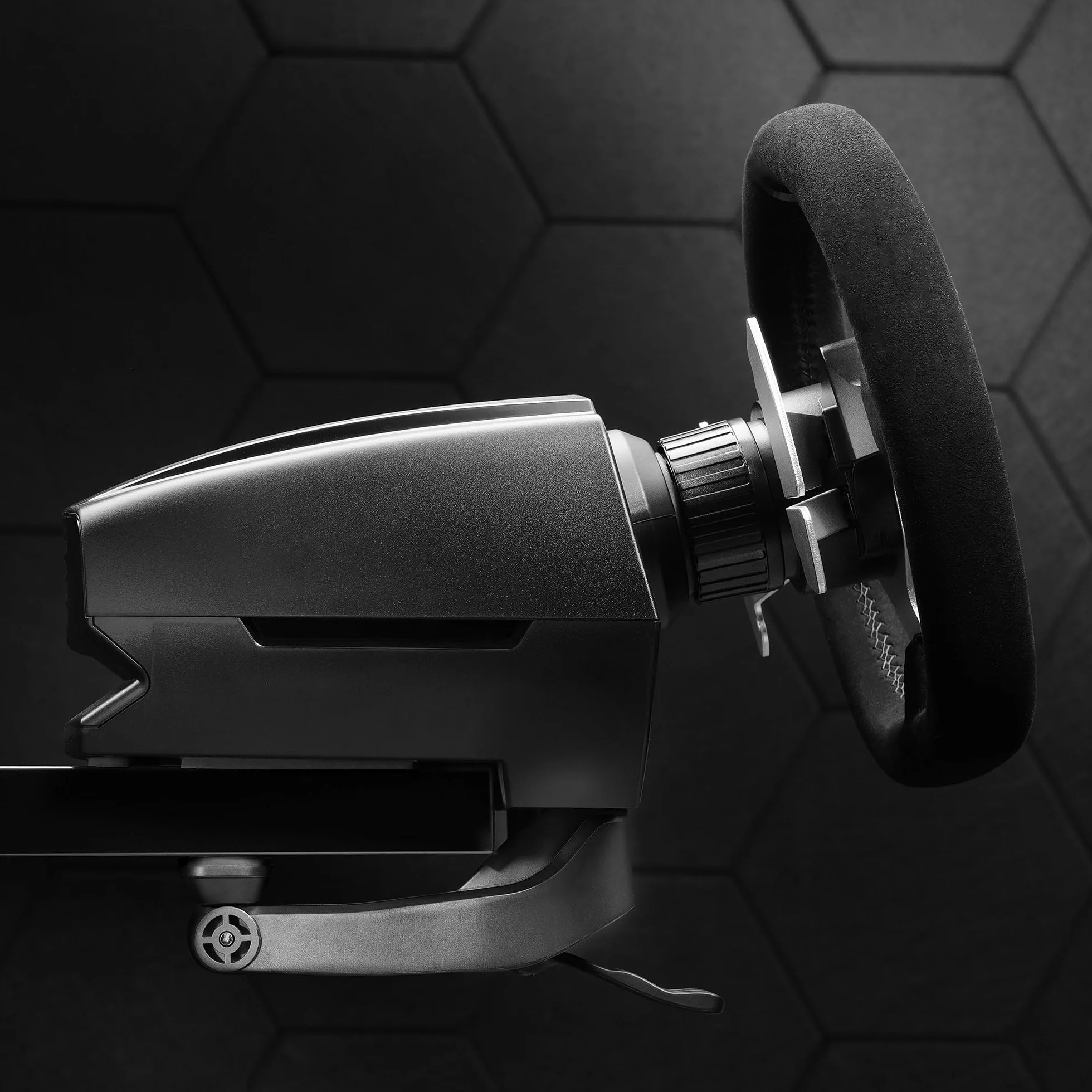 Mars Gaming MWH-RSX, Kierownica SimRacing z Force Feedback i Podwójnym Silnikiem, 3 Pedałów z Progresywnym Oporem, Dźwignia H- Shift i 12 Biegówi, 14 Konfigurowalnych Przycisków, Wieloplatformowa