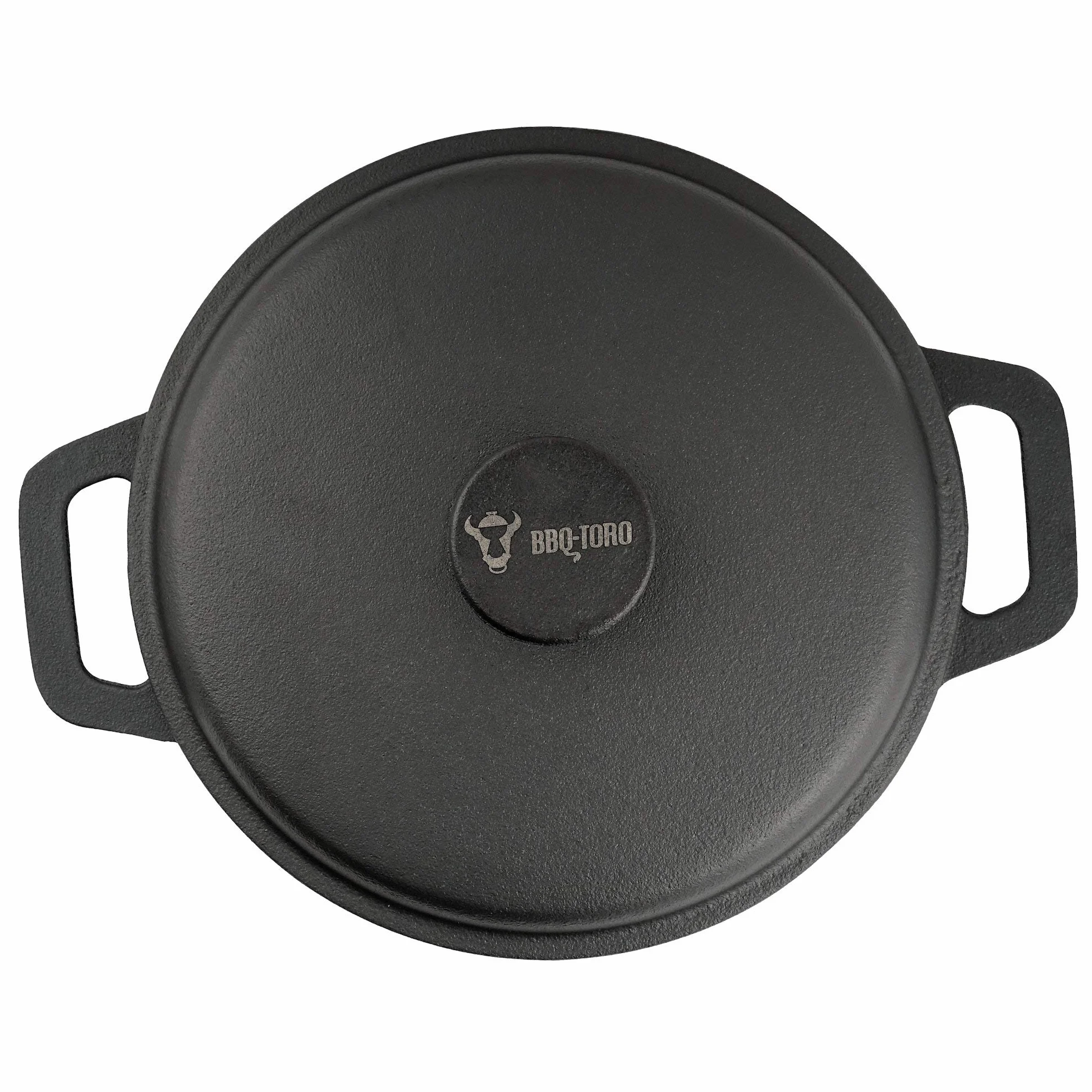 BBQ-Toro Żeliwny garnek Cocotte | 2,7 litry i 4 litry | czarny, okrągły | garnek do pieczenia z pokrywką | garnek z pokrywką z żeliwa | żeliwny garnek do pieczenia do grilla i piekarnika | garnek