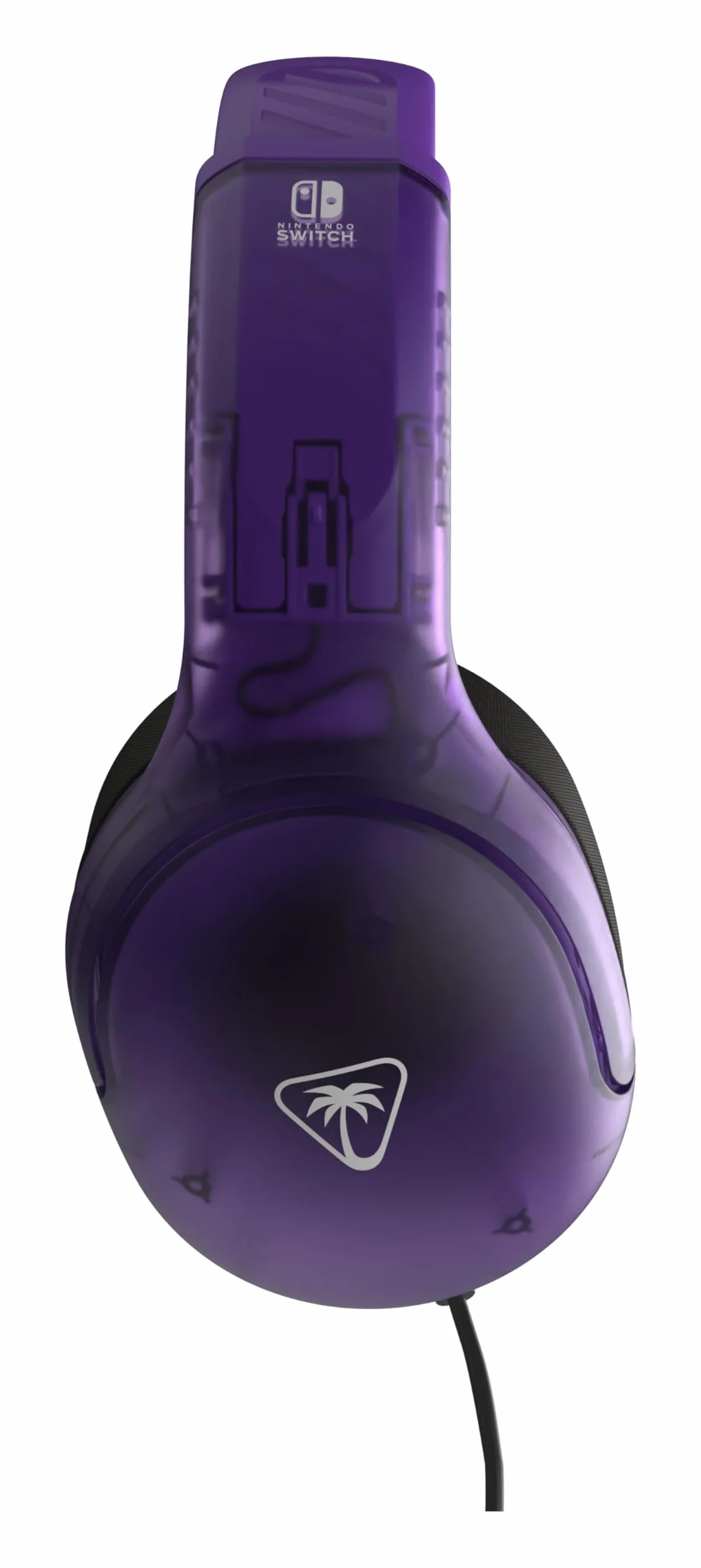 Turtle Beach Airlite Fit Przewodowe słuchawki gamingowe z oficjalną licencją dla Nintendo Switch, Lite, model OLED, Duch Fioletowy
