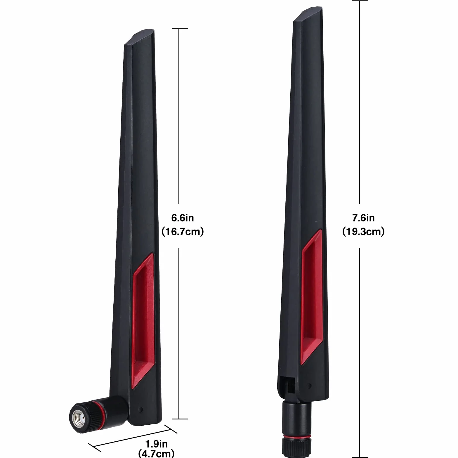 Antena Wi-Fi, 10 dB, dwuzakresowa, 2,4 GHz, 5 GHz, 5,8 GHz, wysokie wzmocnienie, z wtyczką RP SMA do routera/adaptera AP/USB/kamery IP/przedłużacza zasięgu WiFi
