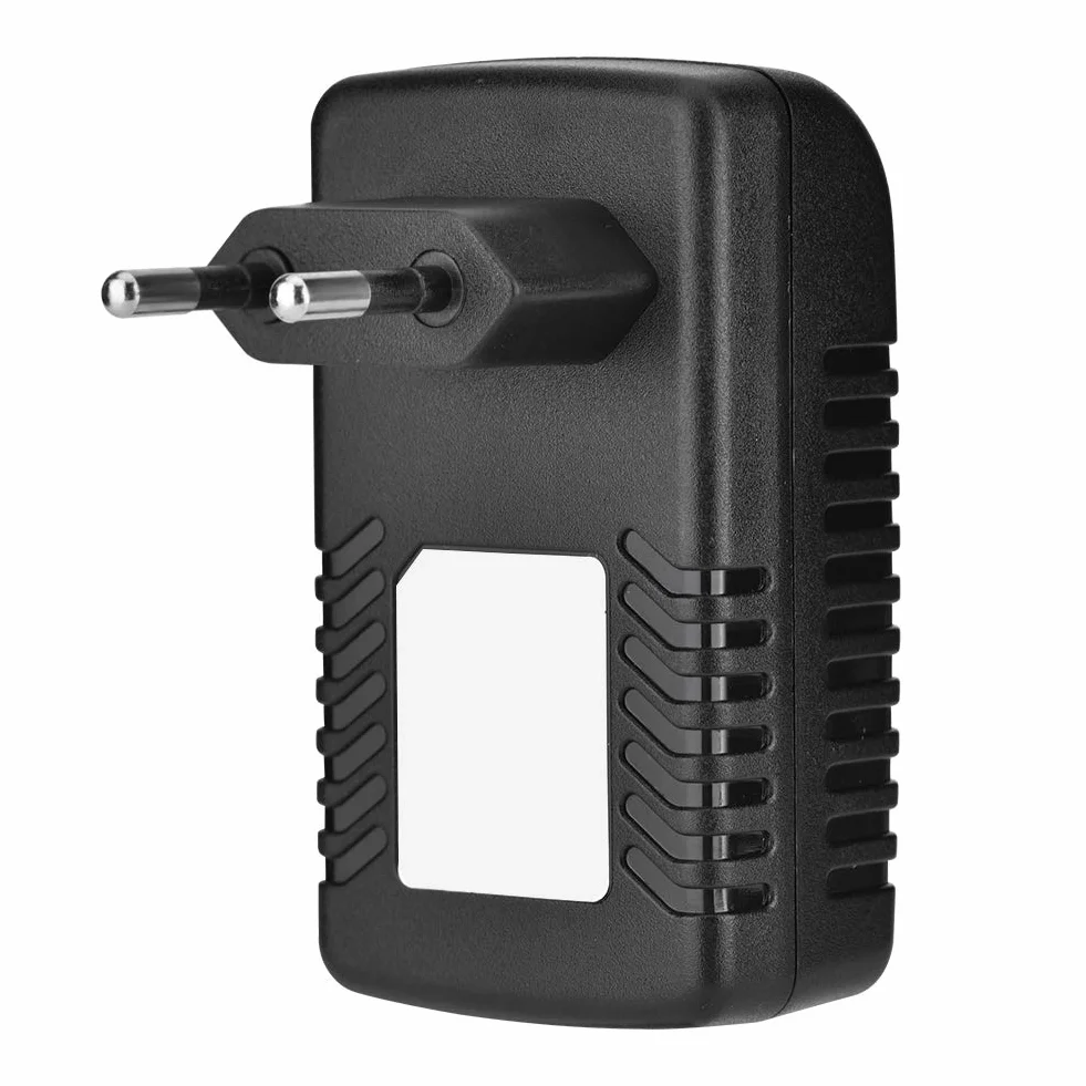 Adapter Poe Zasilacz Poe Czarny 48V 0.5A Ścienny Wtryskiwacz Poe Adapter Ethernet Telefon Ip Zasilacz Kamery Wtyczka Brytyjska