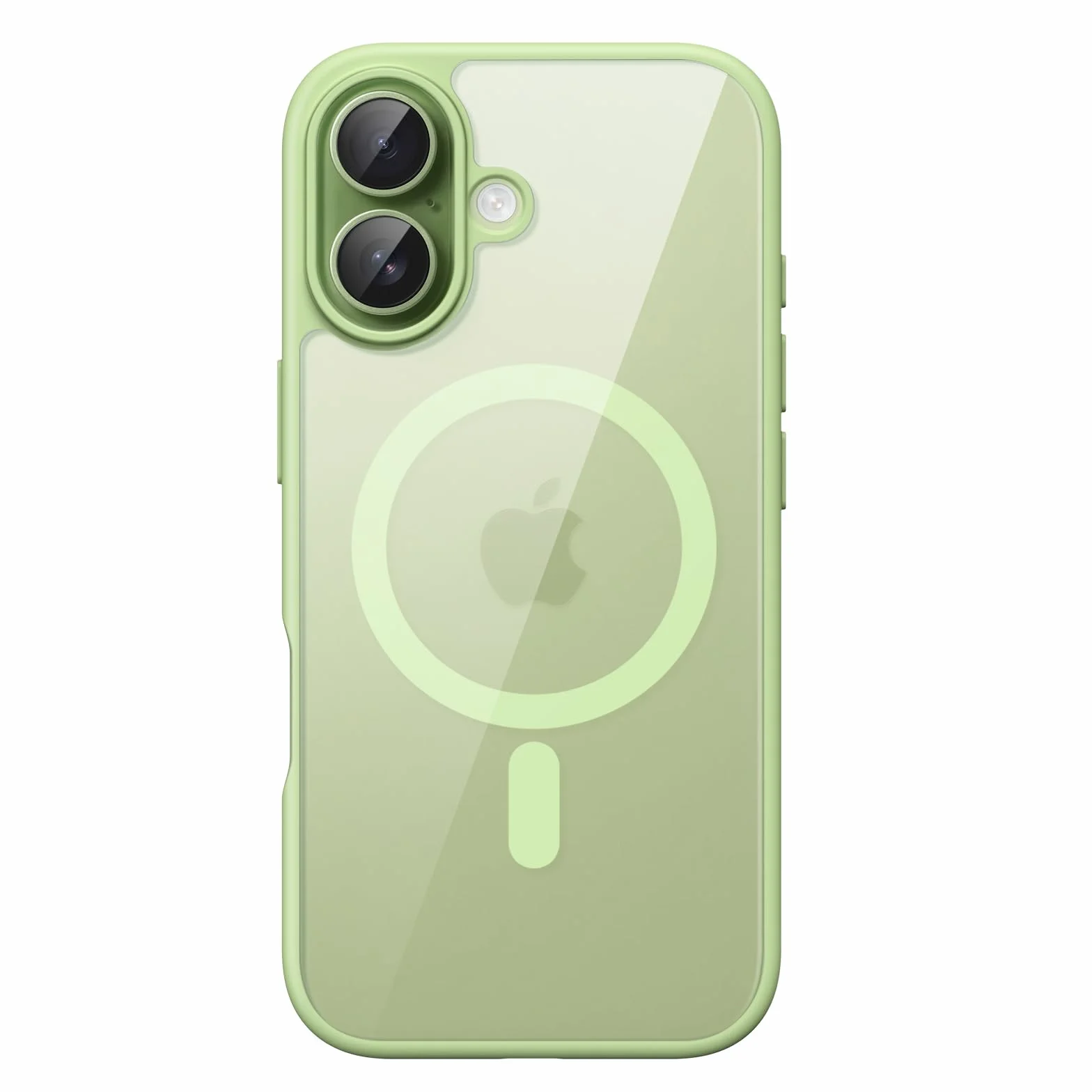 JETech Magnetyczne Etui dla iPhone 17 6,3 Cala Kompatybilne z MagSafe, Bumper Telefonu Osłona, Jednokolorowa Matowe Ramka z TPU, Odporny na Zarysowania Przejaśniać Tył (Szałwia)