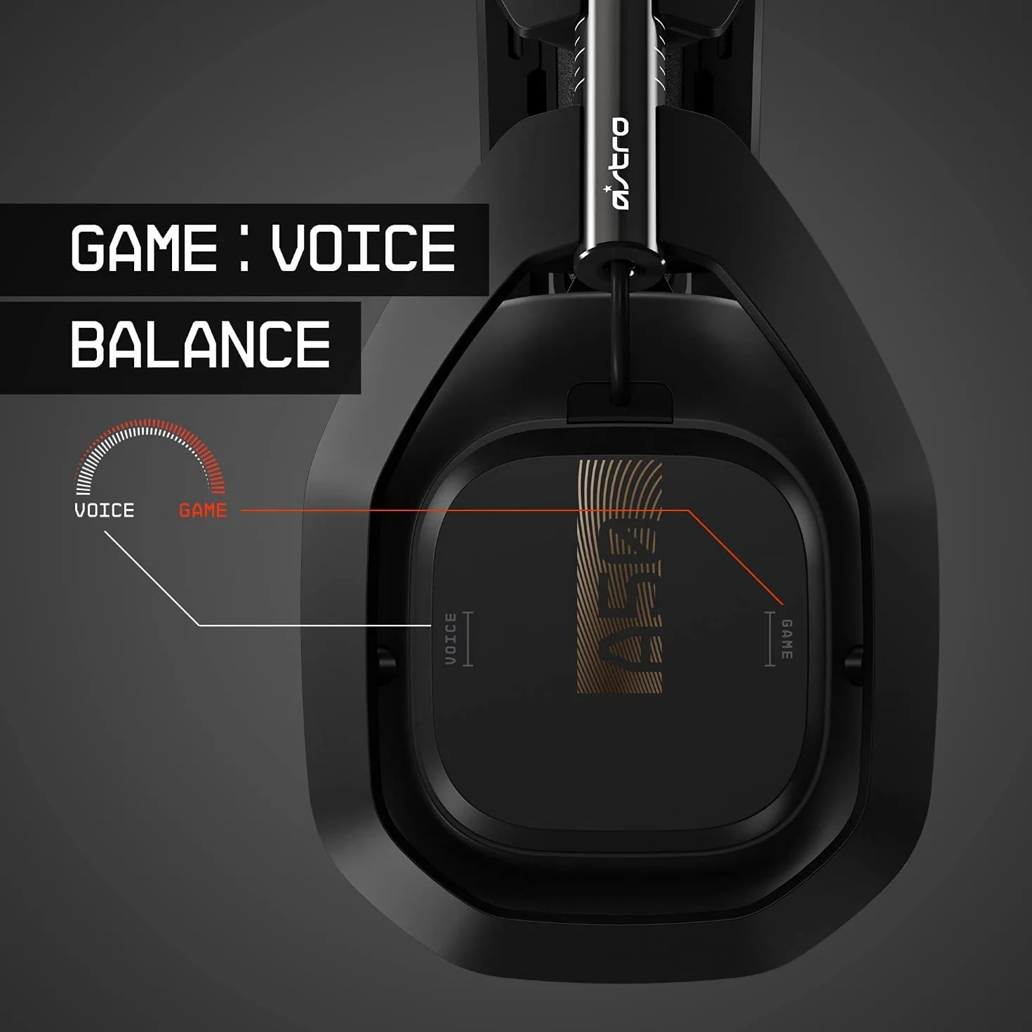 ASTRO Gaming A50 Bezprzewodowy zestaw słuchawkowy + stacja bazowa do ładowania, kontrola równowagi głosu i gry, łączność bezprzewodowa 2,4 GHz, zasięg 15m, Xbox Series X|S, Xbox One, PC i Mac - Czarny