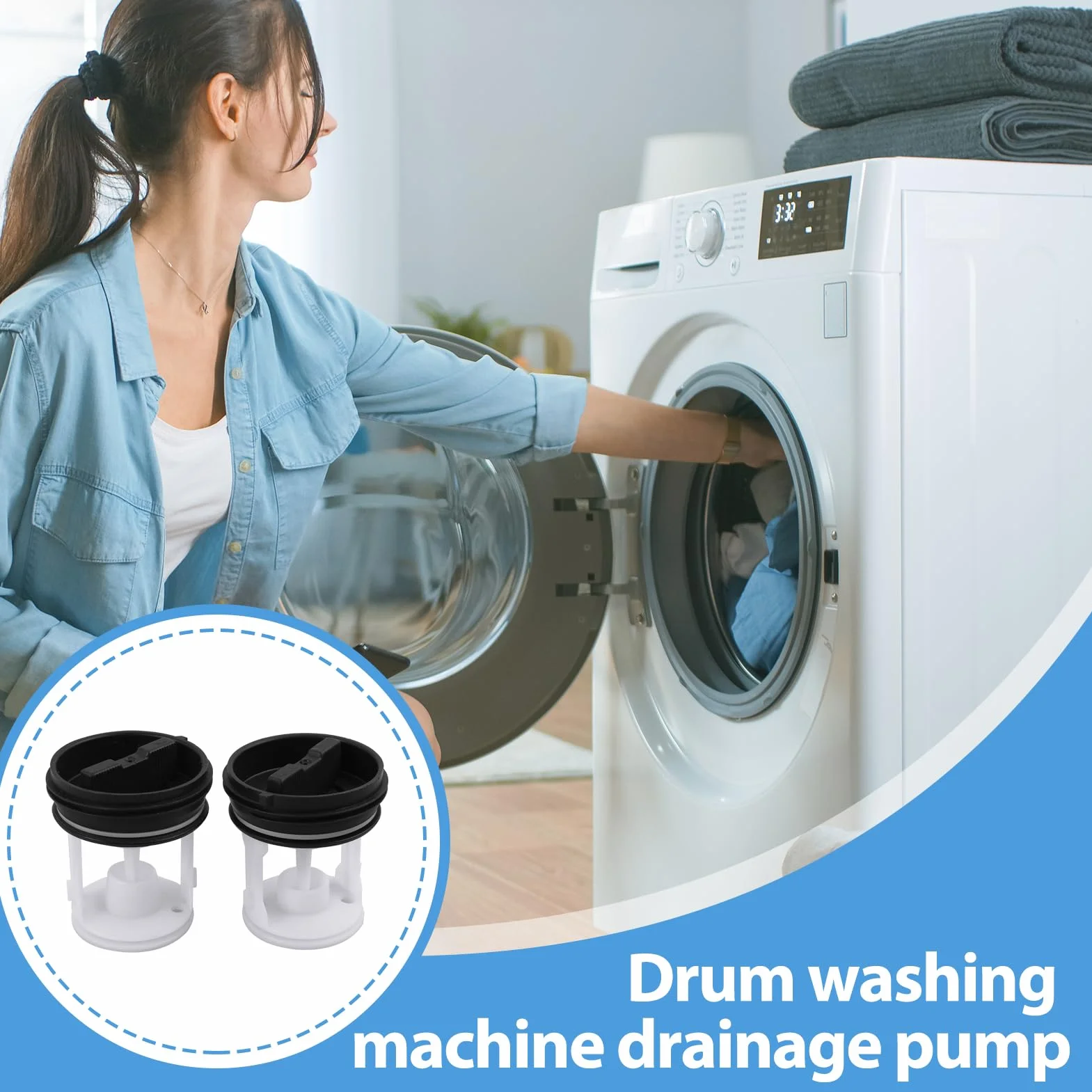 Zestaw filtrów do pralek Bauknecht Whirlpool Indesit zamiennik