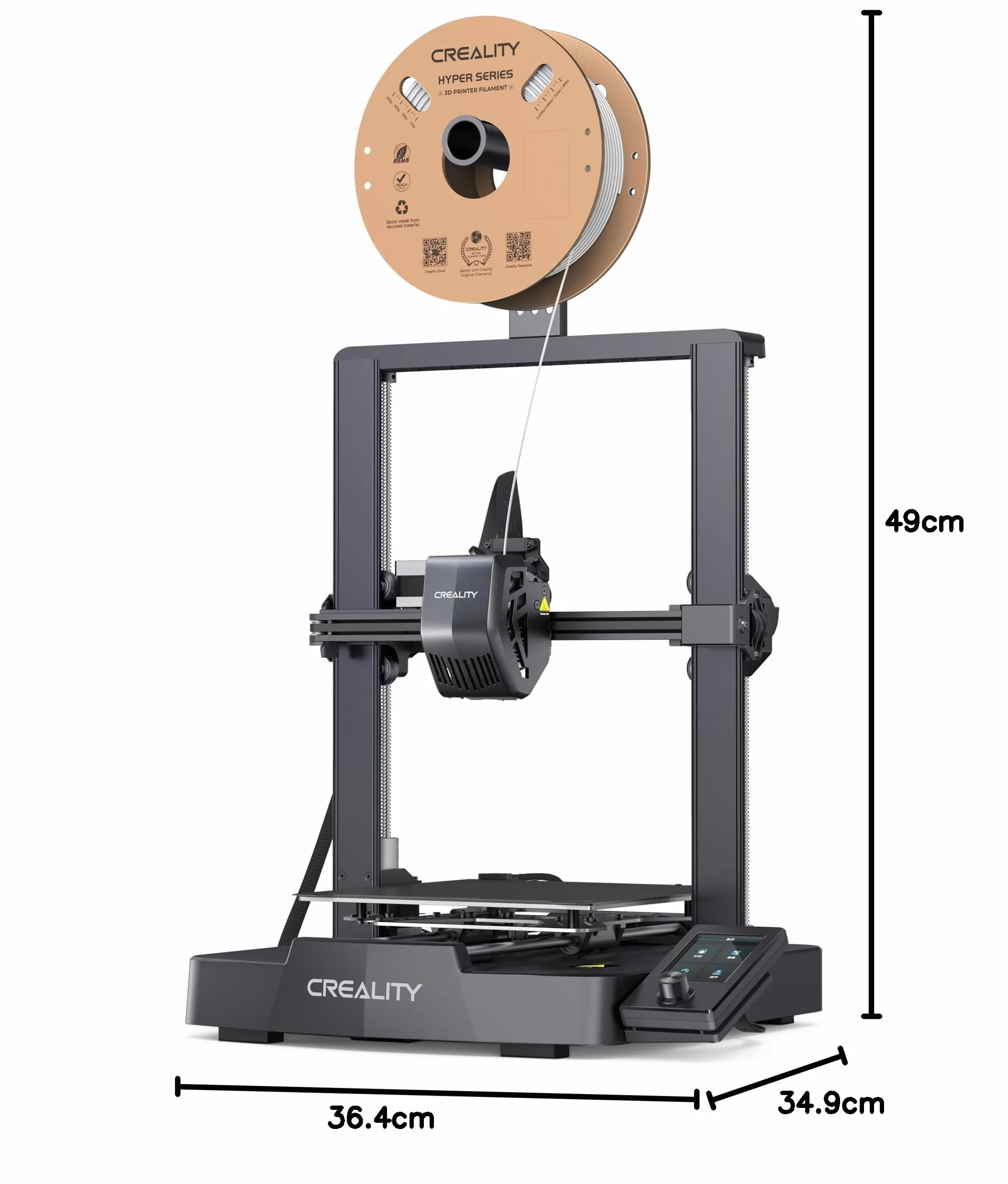 Creality CR Falcon 10 W Laserowa maszyna do grawerowania 10000 mm/min 0,06 mm stal nierdzewna
