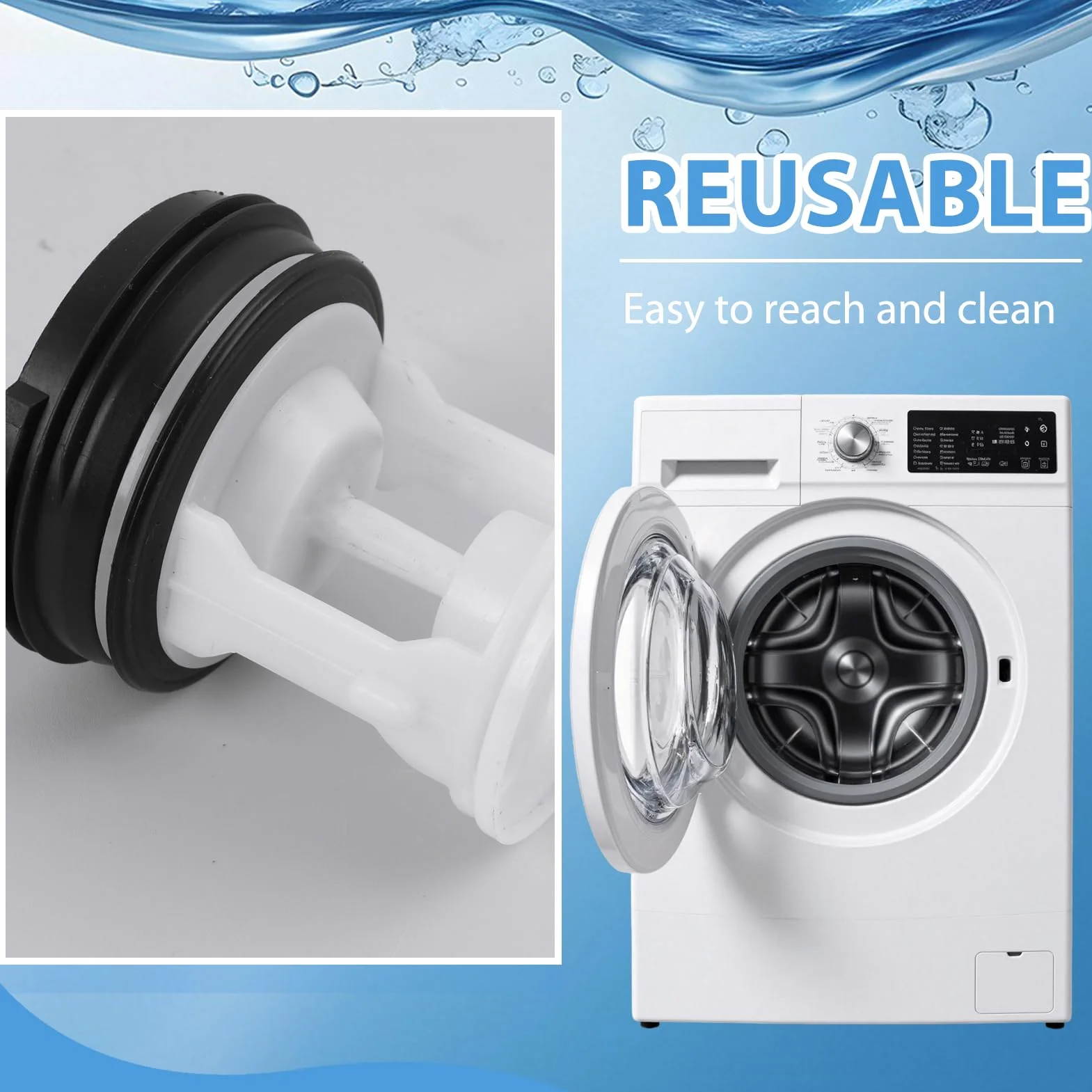 Zestaw filtrów do pralek Bauknecht Whirlpool Indesit zamiennik