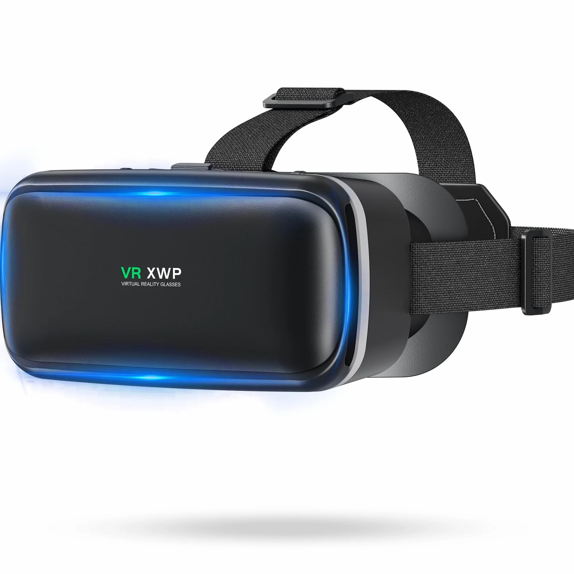 XWP Okulary VR, okulary 3D Virtual Reality z soczewką HD Anti-Blue Light do filmów i gier na telefon, kompatybilne ze smartfonami iOS/Android (4,7–6,8"), urodziny dzieci i rodziny