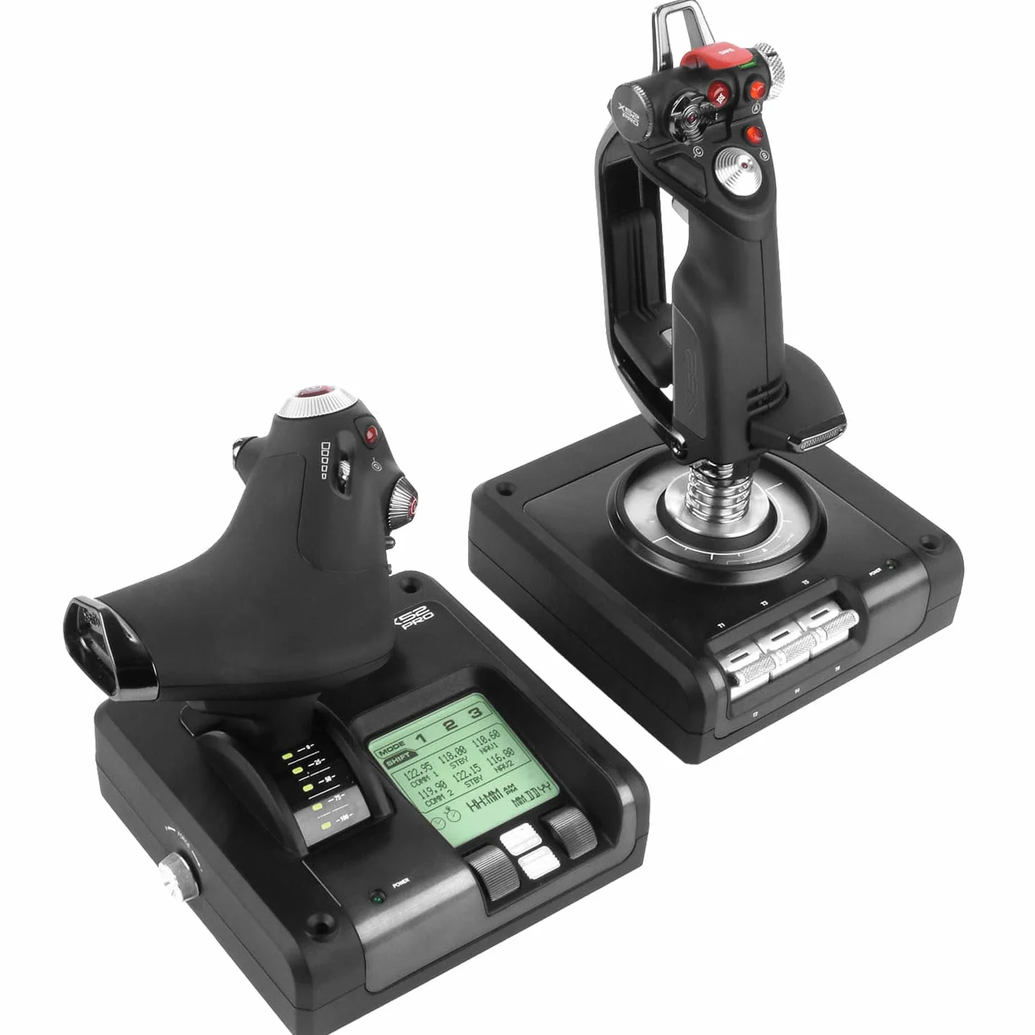 Logitech G Saitek X52 Pro Flight Control System kontroler joystick PC Czarny srebrny