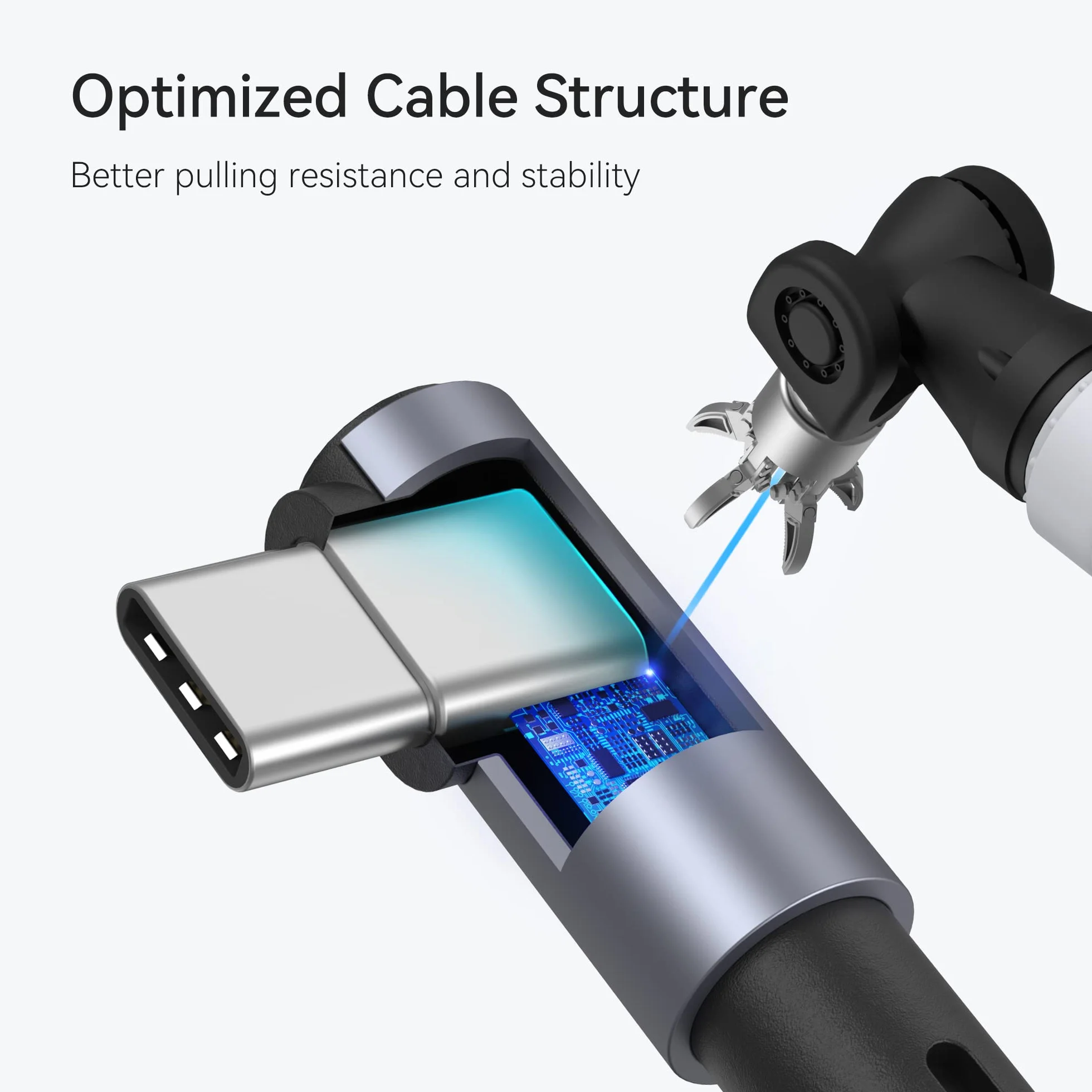 KIWI design Kabel łączący 5 metrów kompatybilny z Quest 3/2, z klipsem na kabel