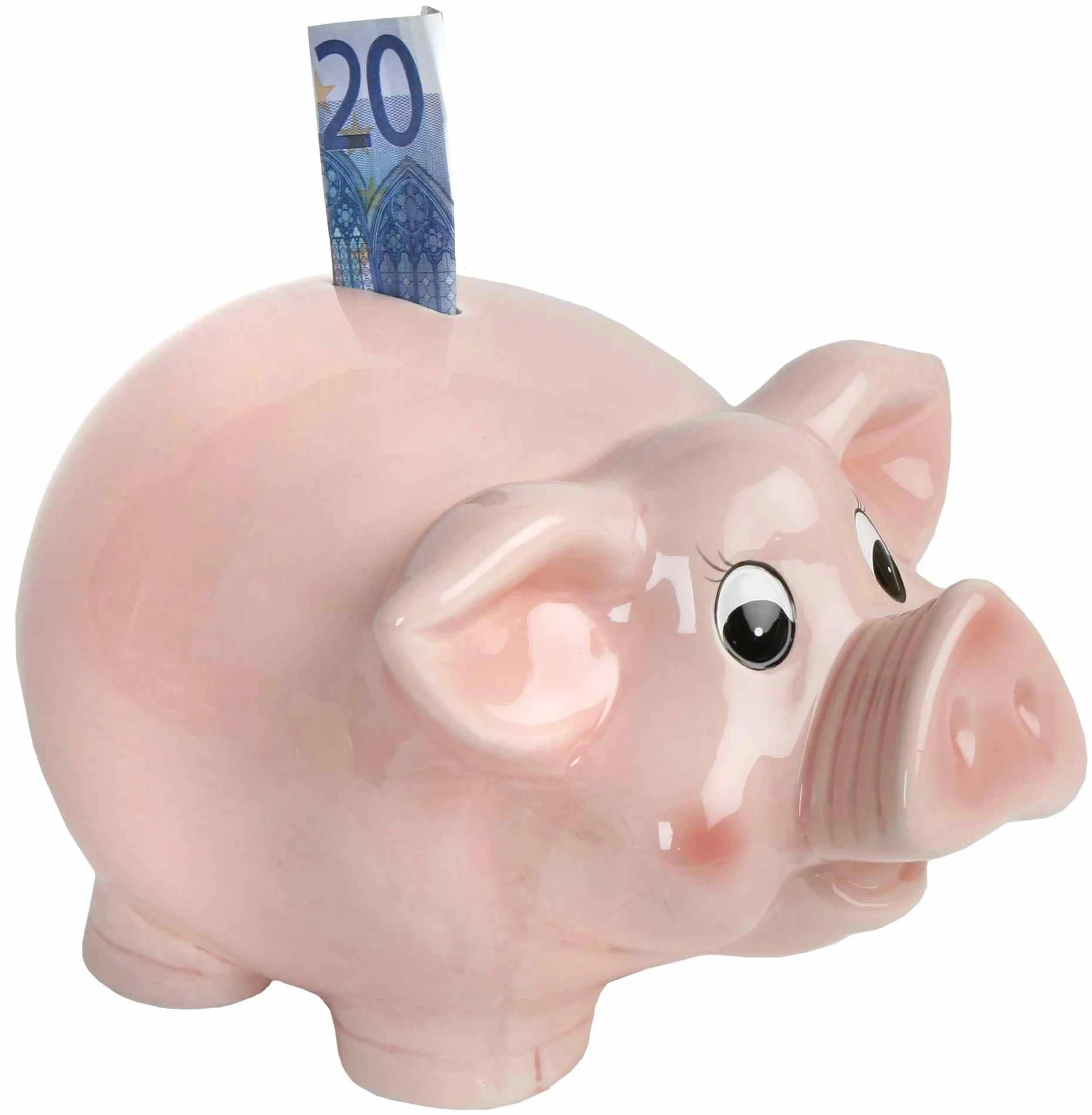 Skarbonka ceramiczna Jumbo XXL 24 x 16,5 cm na monety i banknoty