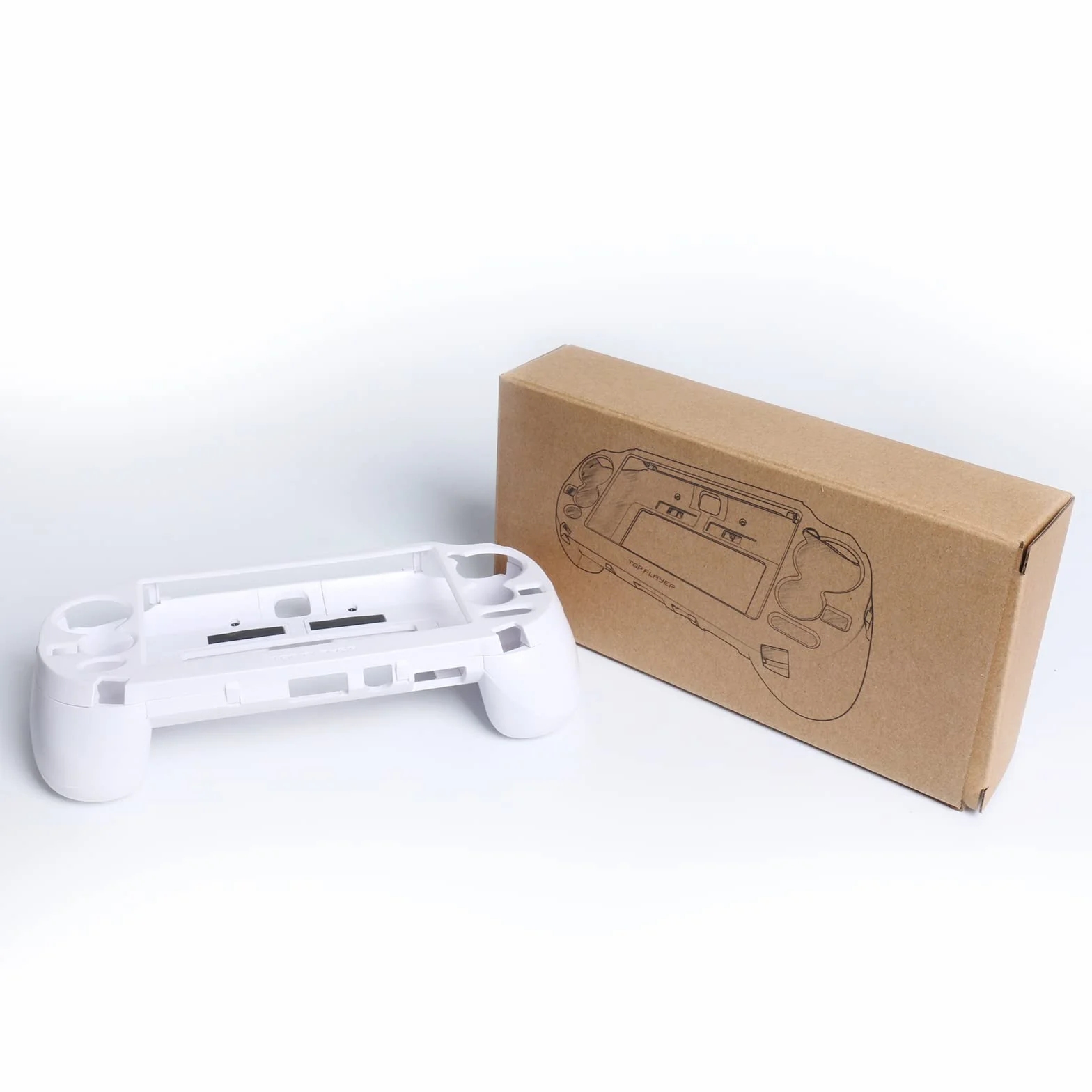 Sony Playstation PS Vita 1000 biały wyzwalacz ręczny uchwyt obudowa kontrolera etui ochronne