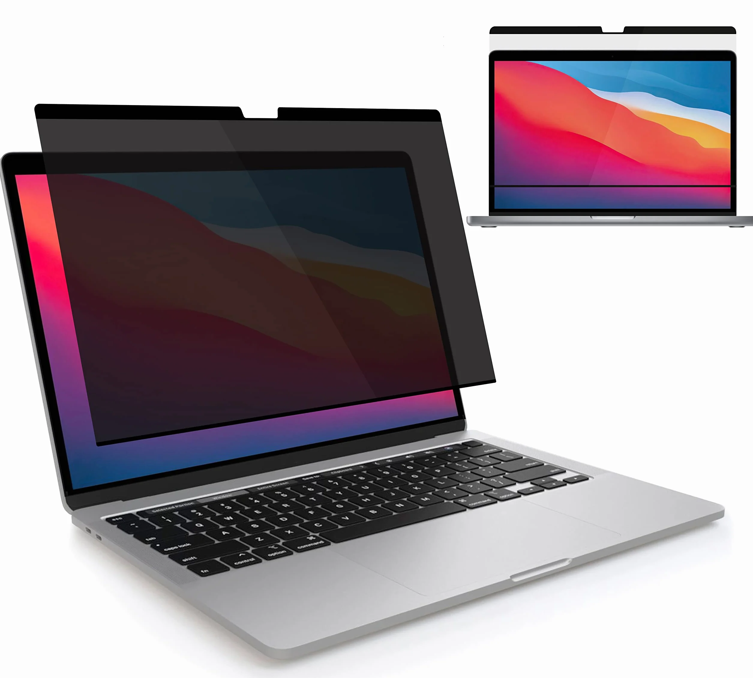 MyGadget Magnetyczna osłona ekranu kompatybilna z MacBook Pro 33.0 cm (2016-2022, M1, M2), MacBook Air 13 (2018-2021, M1) - w pełni zdejmowany filtr prywatności Anti Spy