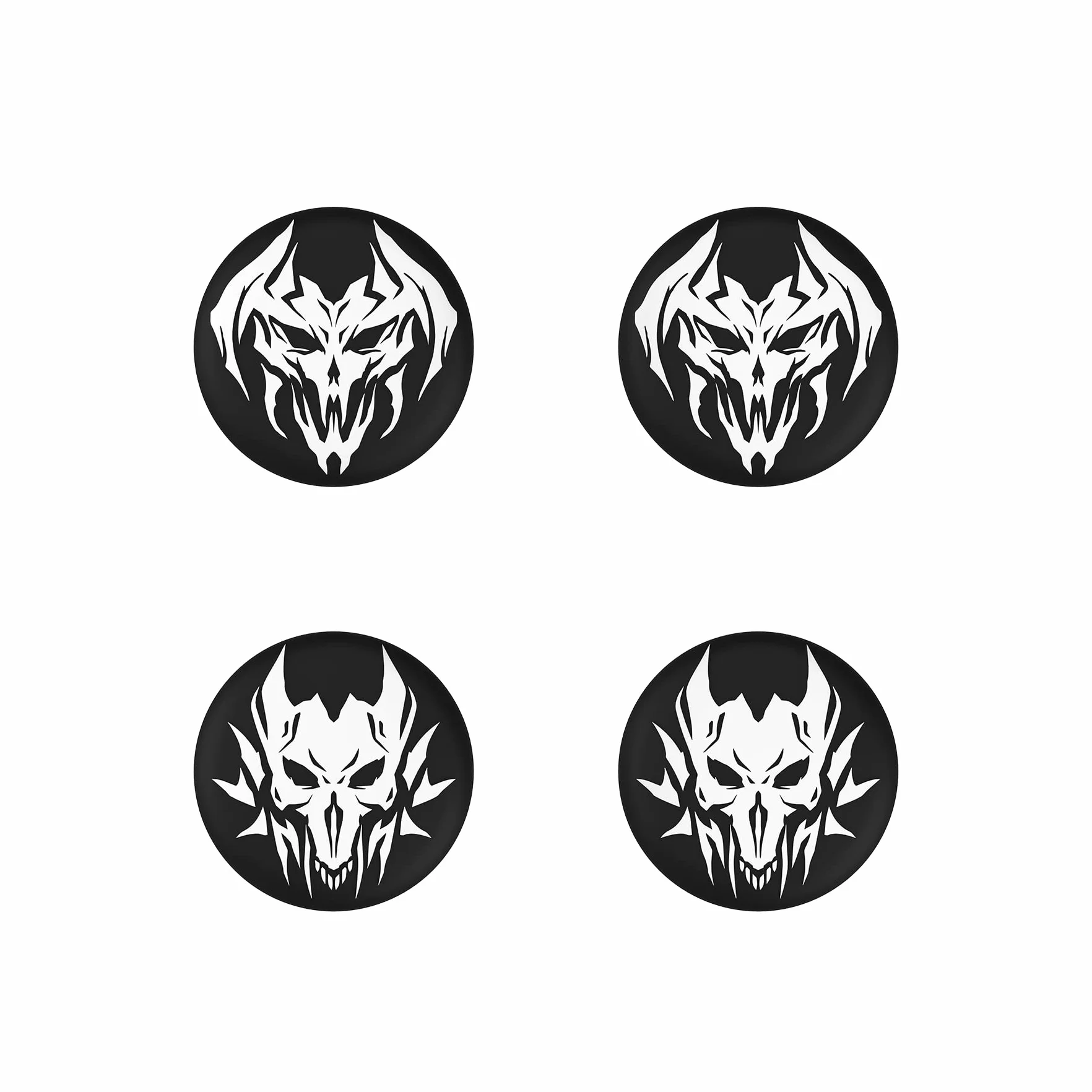 PlayVital 4PCS Thumb Grip Caps do ps5 Controller Nakładki na kciuk do ps4,Analogowa Osłona Sztyftu kompatybilny z Xbox Series X/S,Uchwytami na Kciuki do Switch Pro-Demony Licha