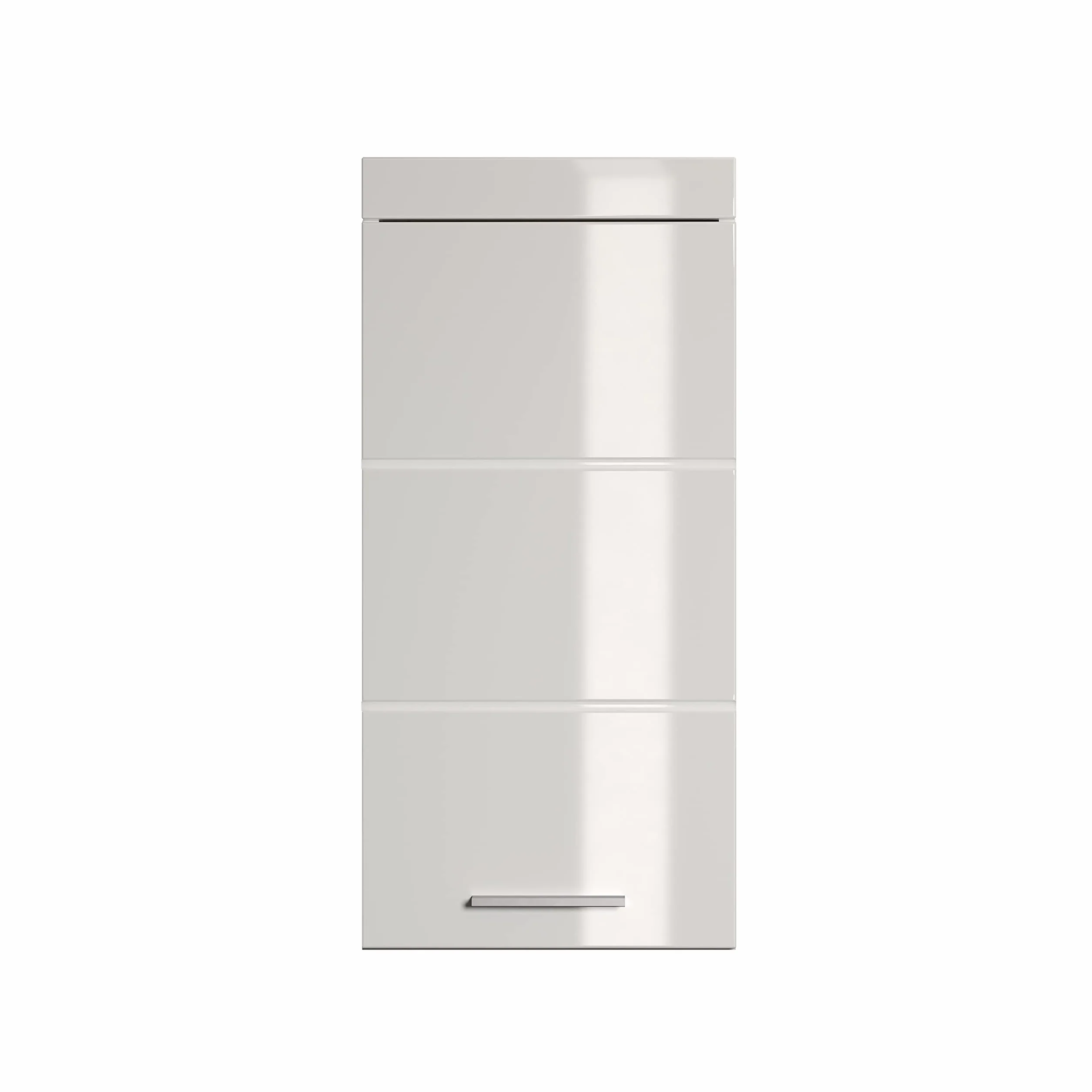 Trendteam Smart Living Szafka wisząca Amanda 37x77x23 cm biały wysoki połysk
