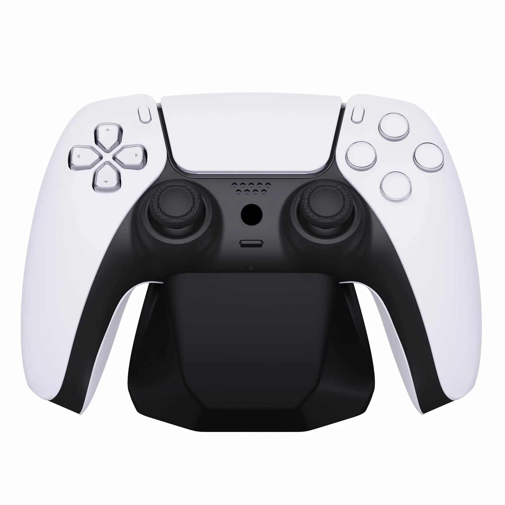 PlayVital Uchwyt Kontroler do ps5/ps4 Podstawka Stojak do Xbox Series/One X S/Switch Pro-Jednolita Czerń
